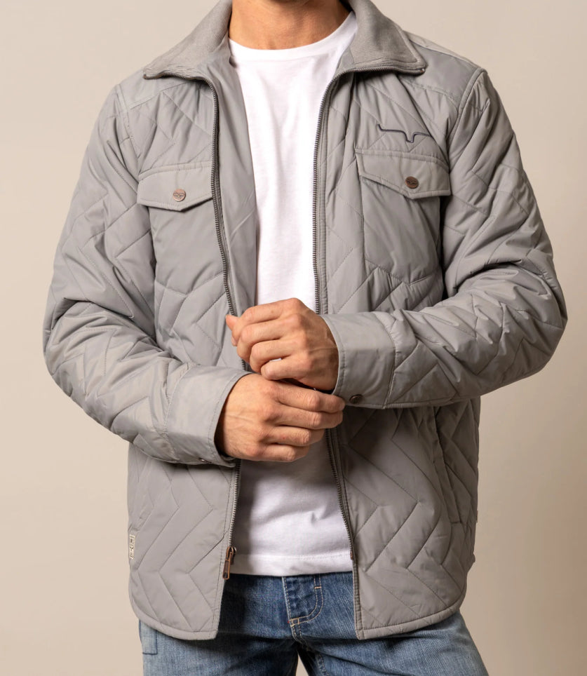 skink jacket light grey