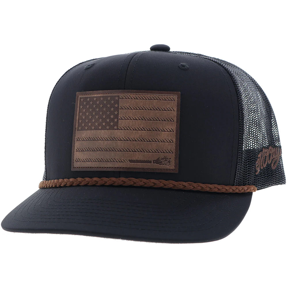 HOOEY Flag Patch Black Cap