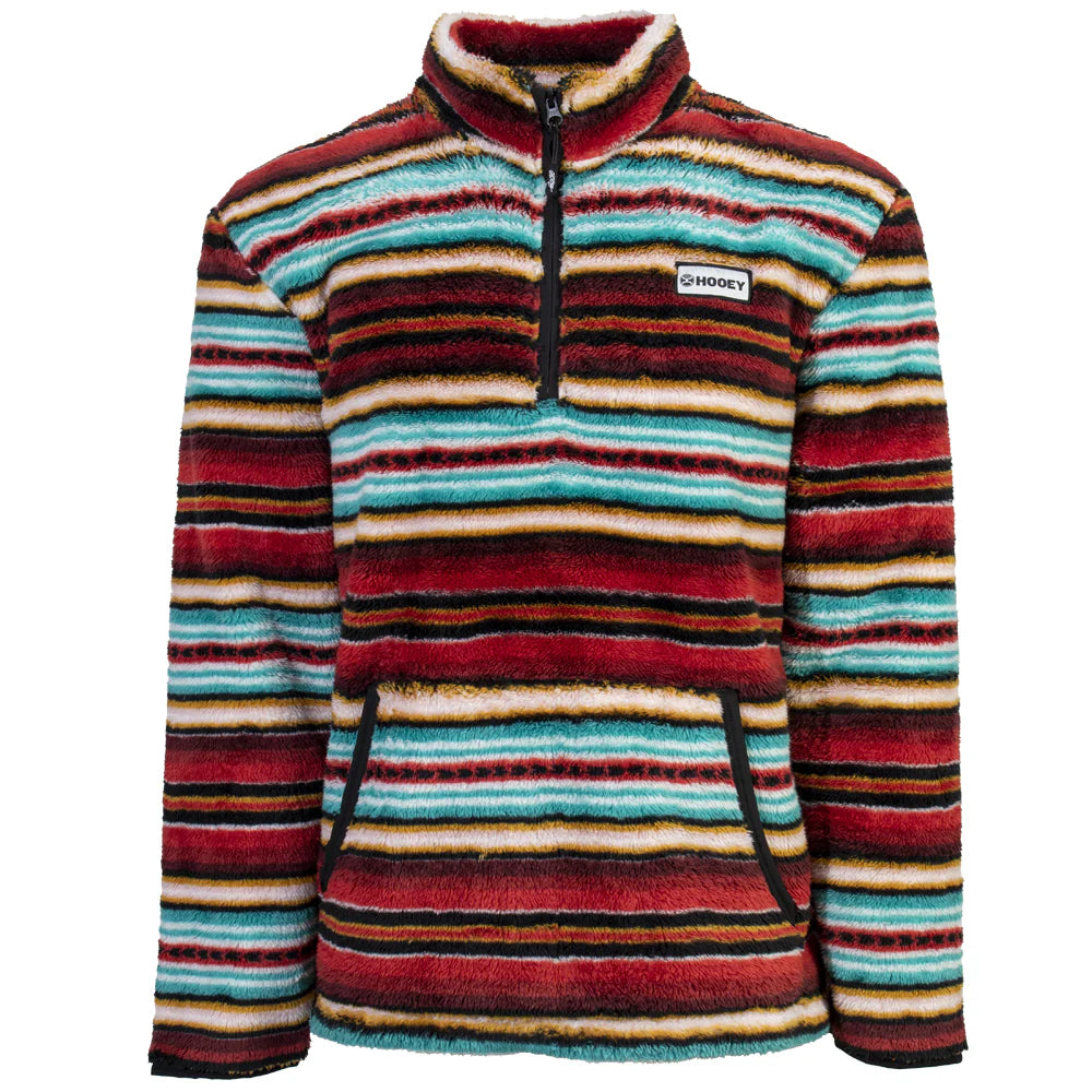 HOOEY Ladies Red/Cream Fleece