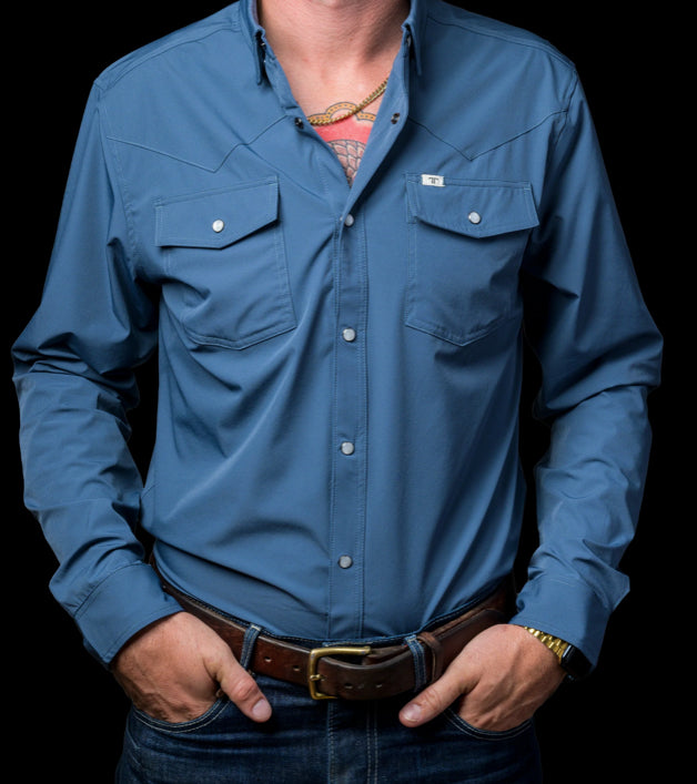 Blue Ferrell Long Sleeve