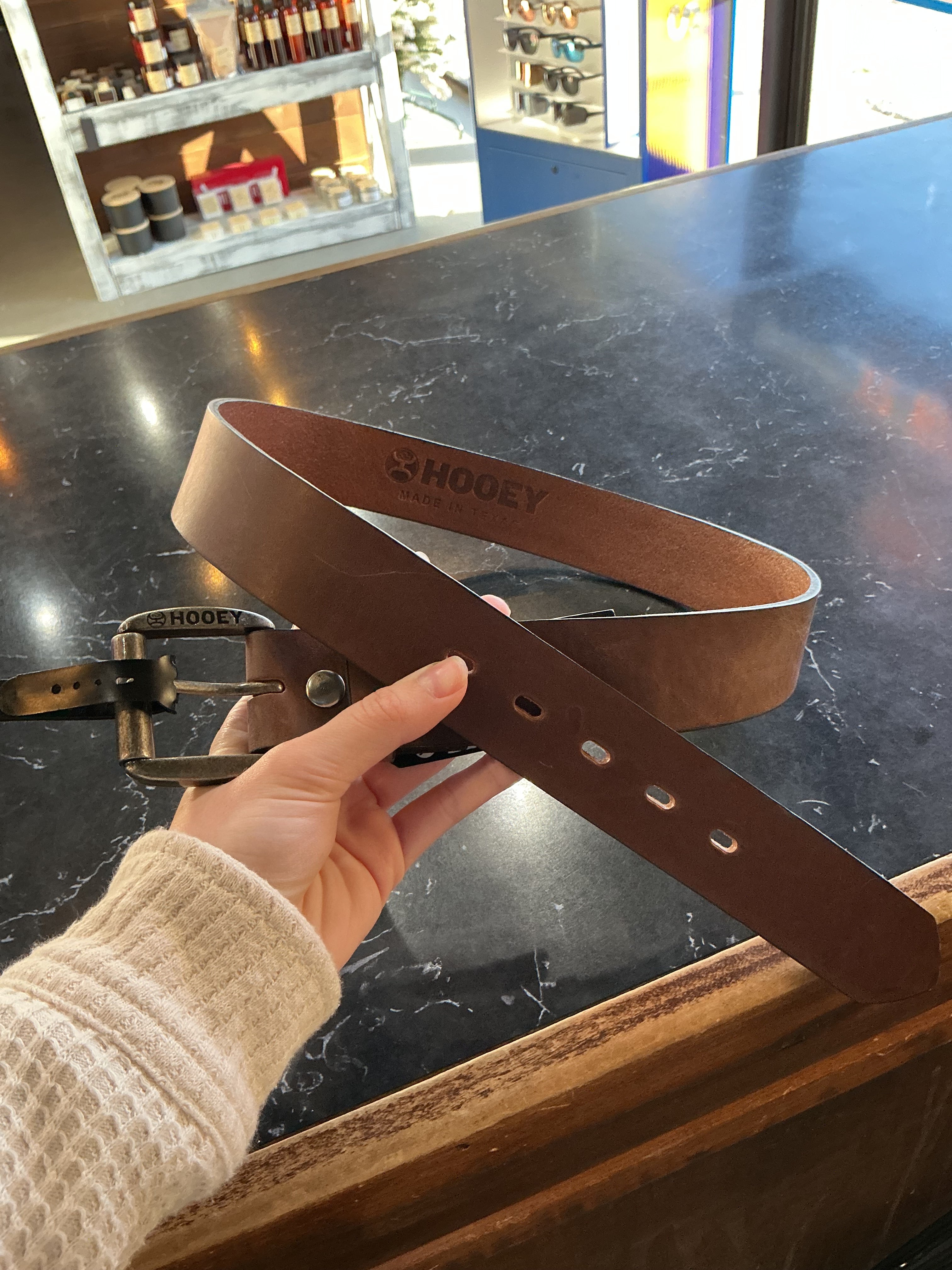 Hooey brown belt
