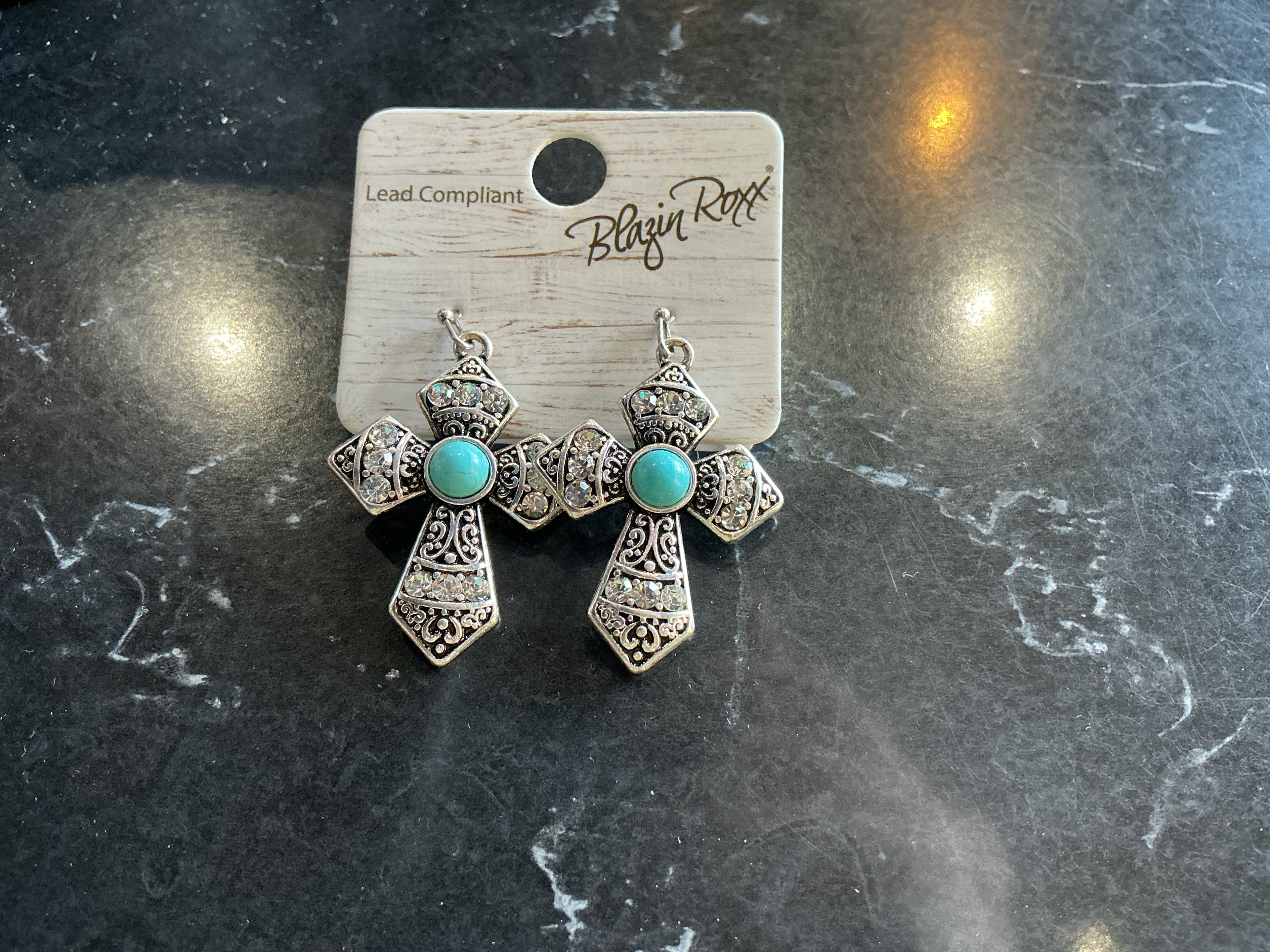 Cross earrings