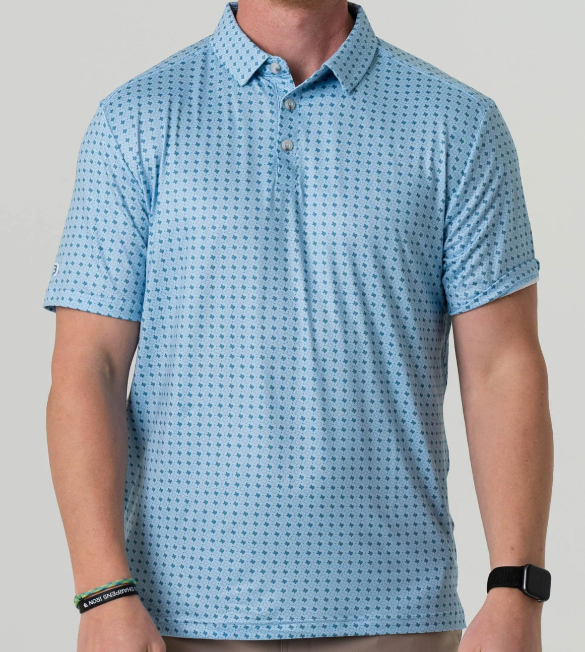 Blue Texas performance polo
