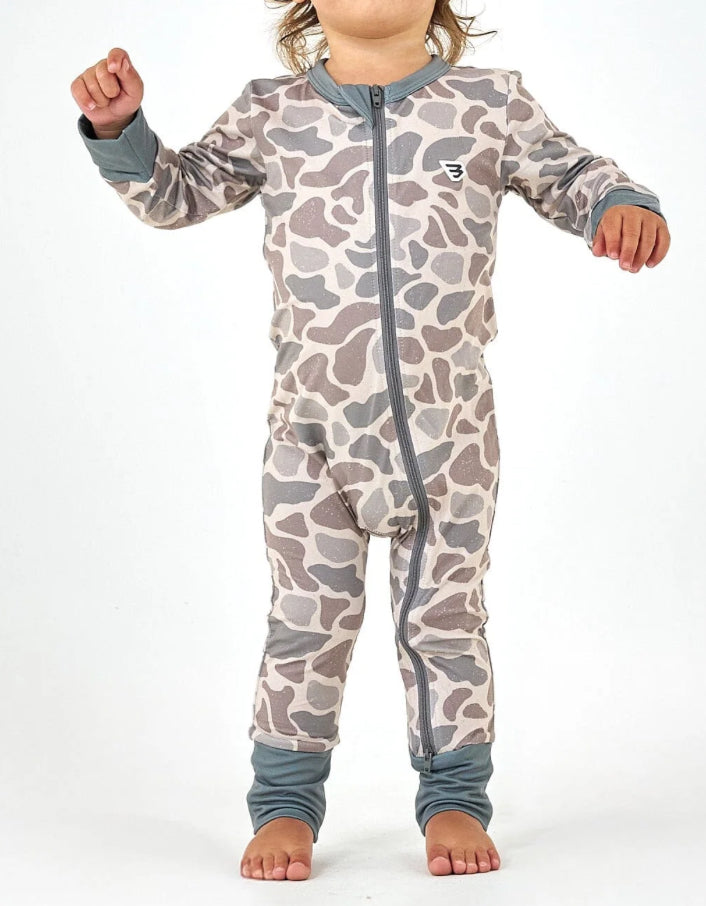 BURLEBO classic camo baby zip up