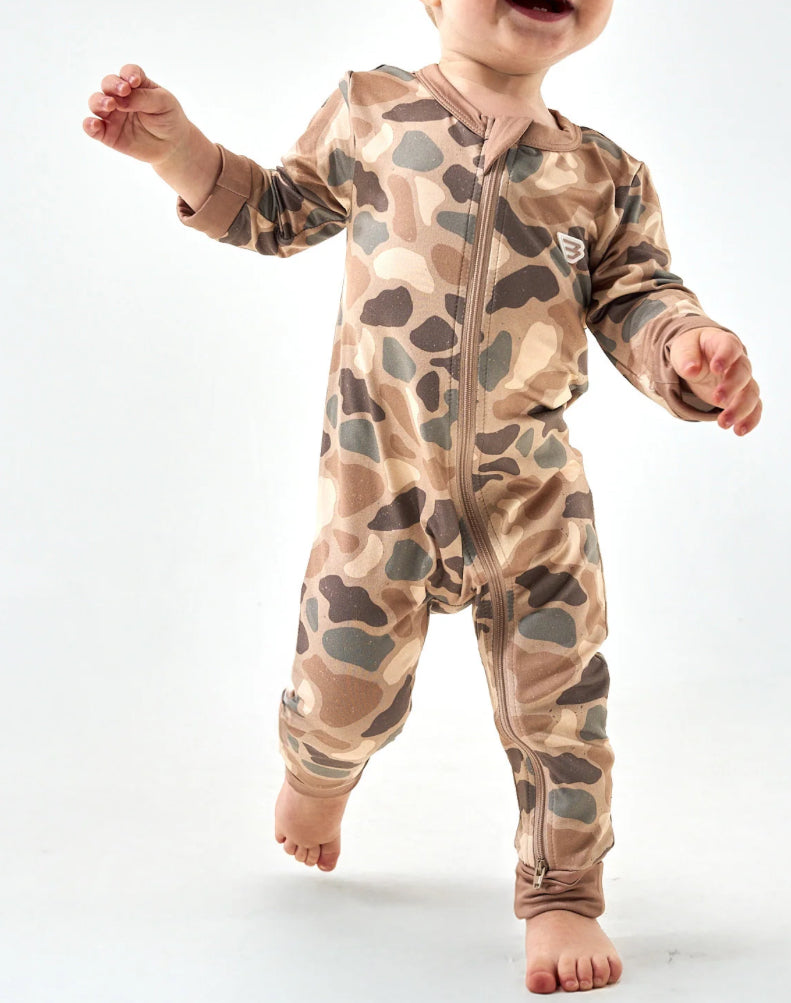 BURLEBO camo baby zip up