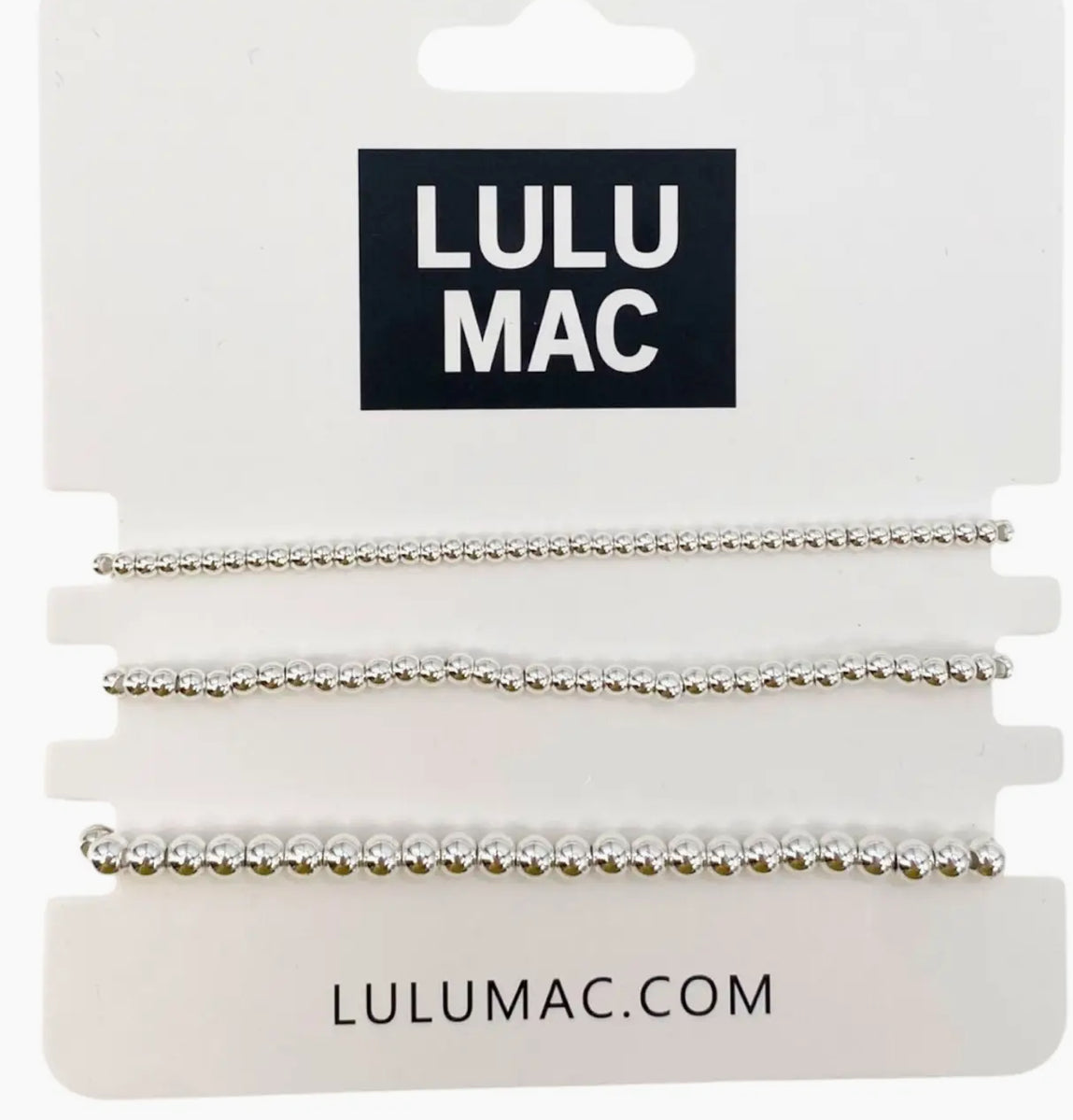 Silver bracelet set