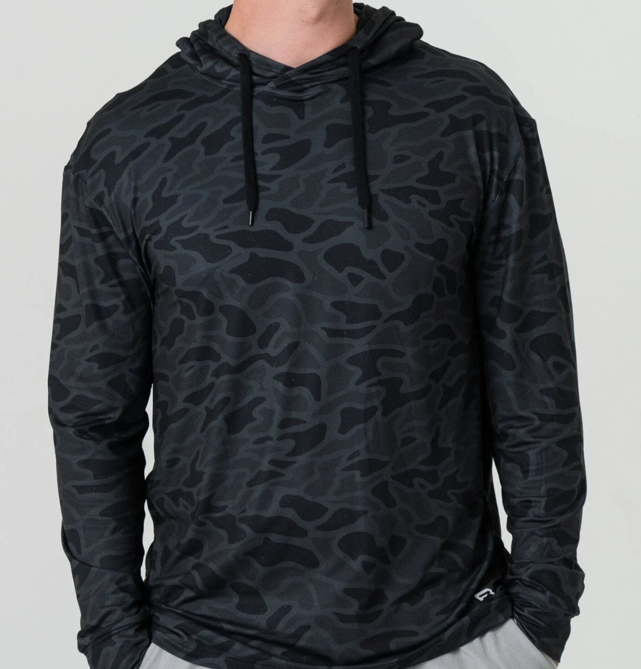 BURLEBO black camo performance hoodie