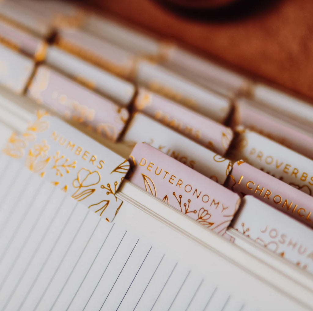 Gold foil Bible tabs