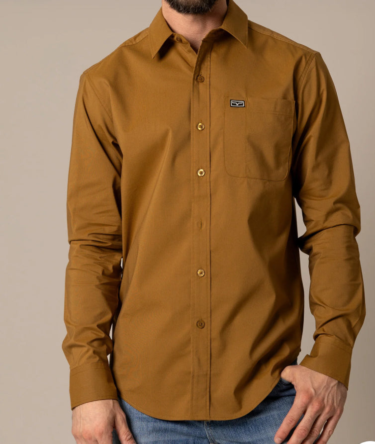 Linesville long sleeve brown