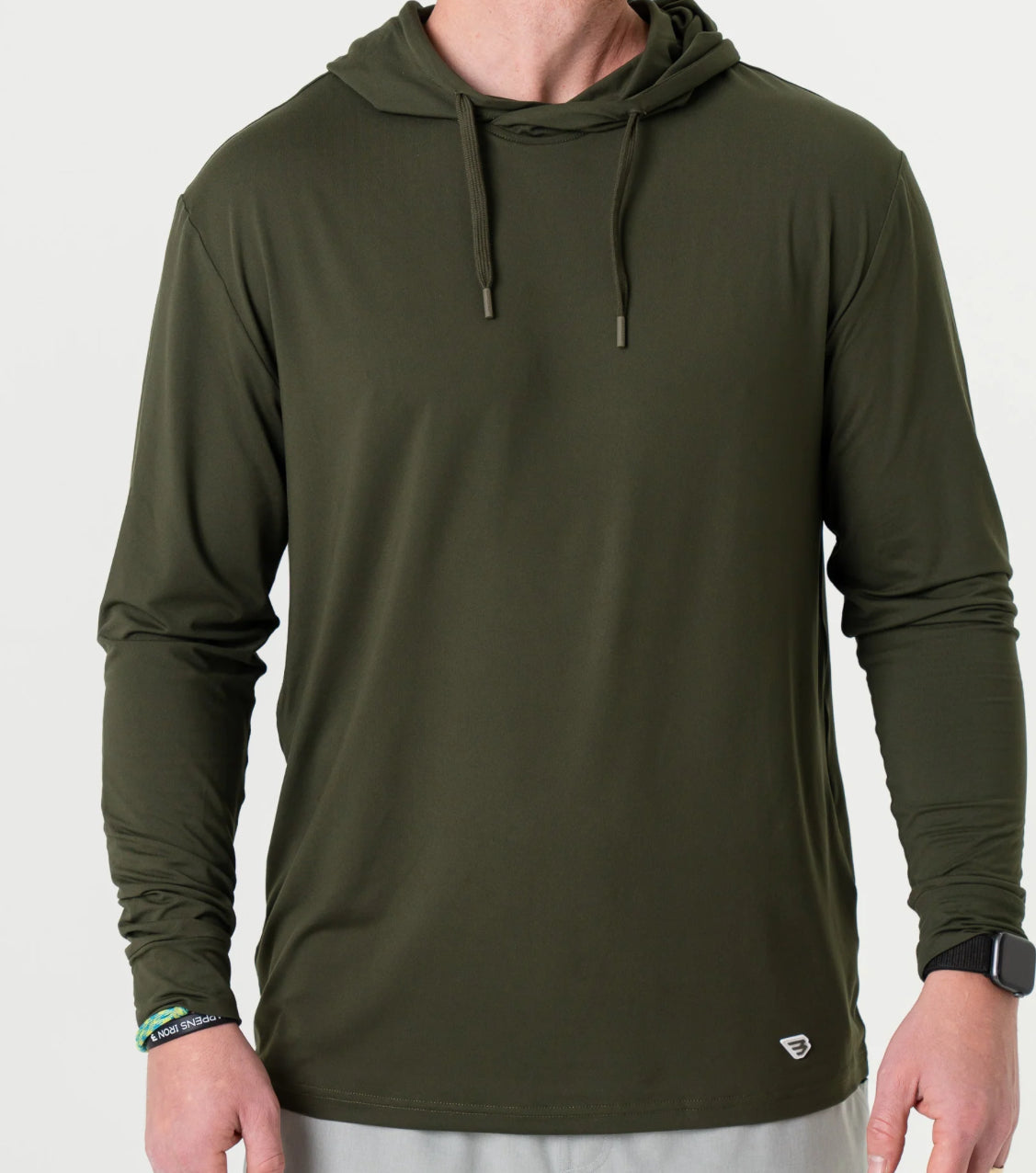 BURLEBO green performance hoodie