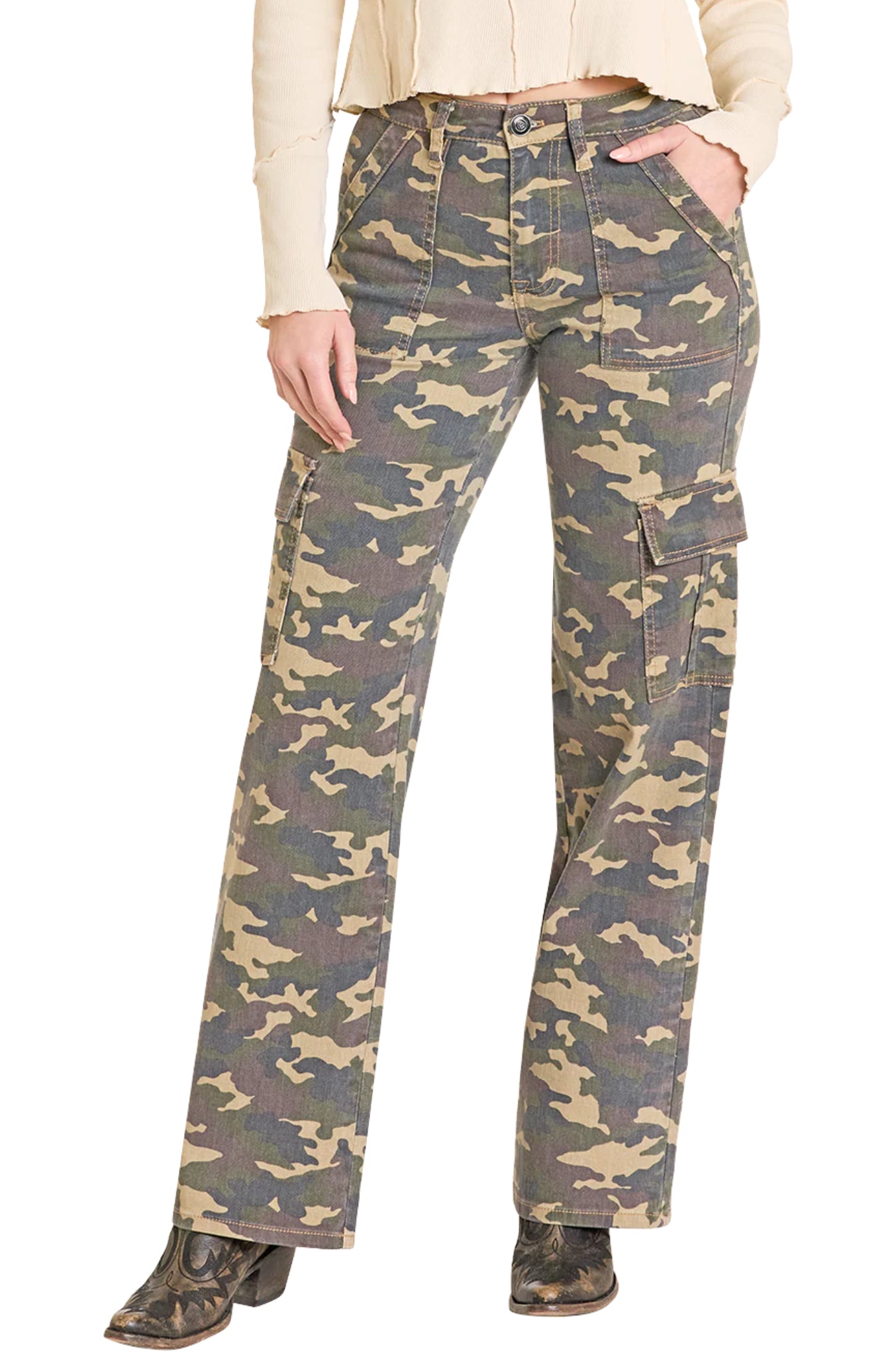 Rock & roll camo jeans