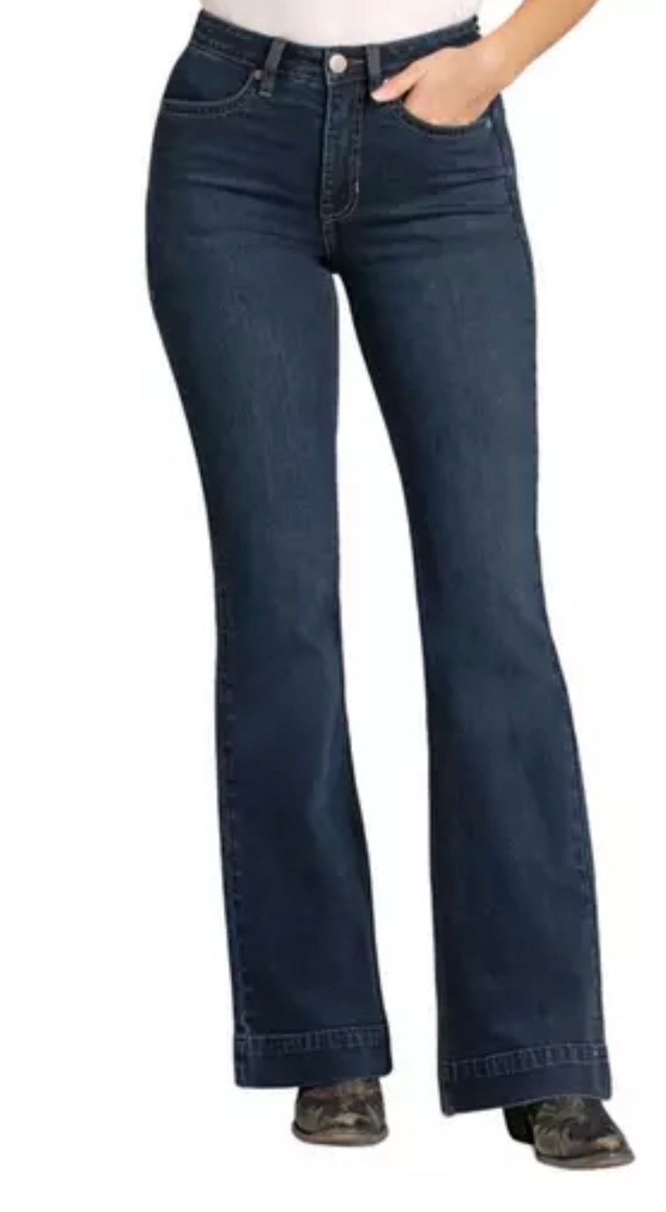 High rise rock and roll trouser