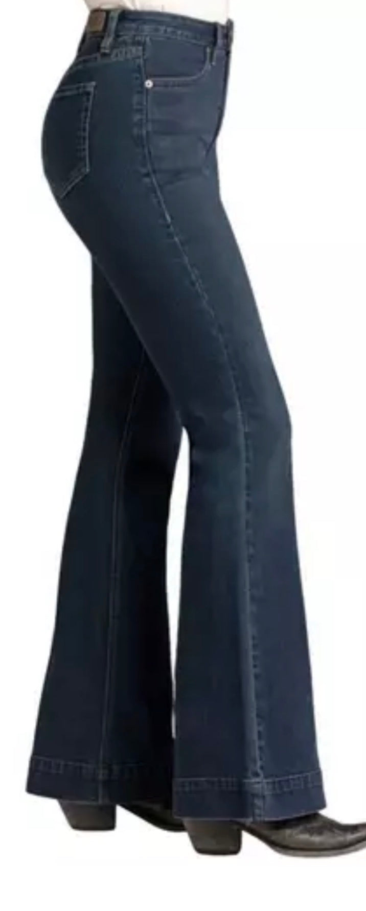 High rise rock and roll trouser