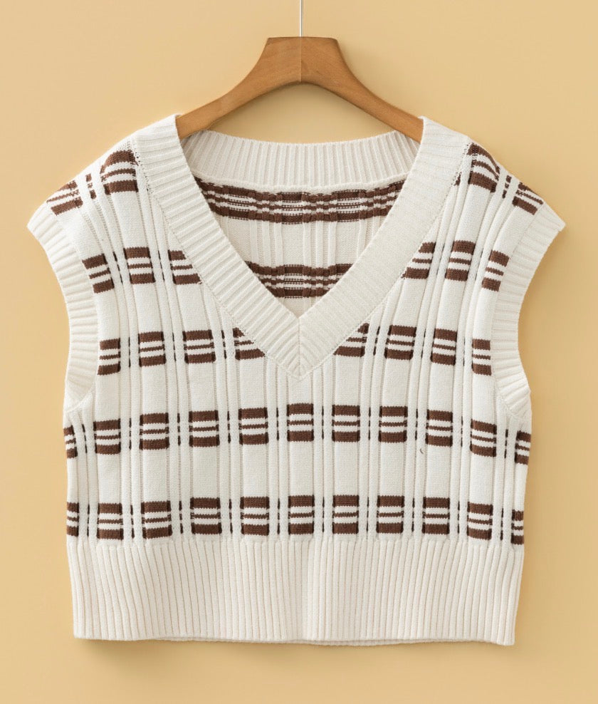 V- neck sweater