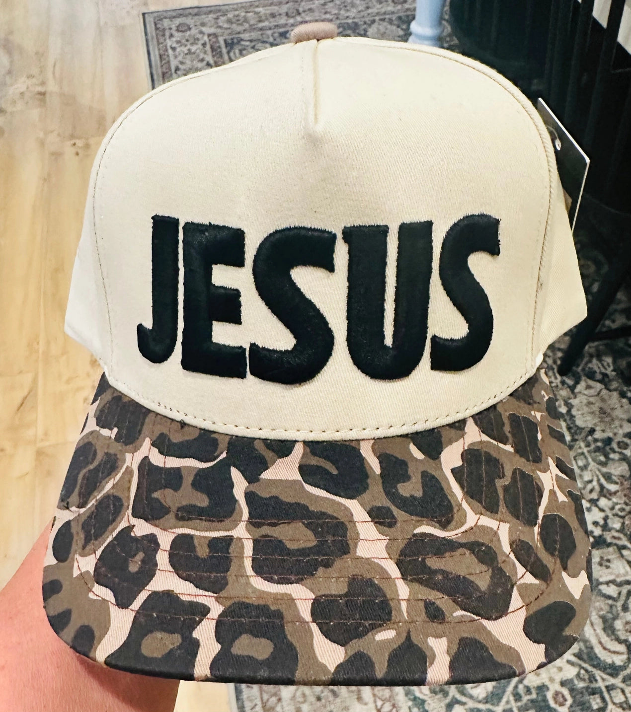 Leopard Jesus Hat