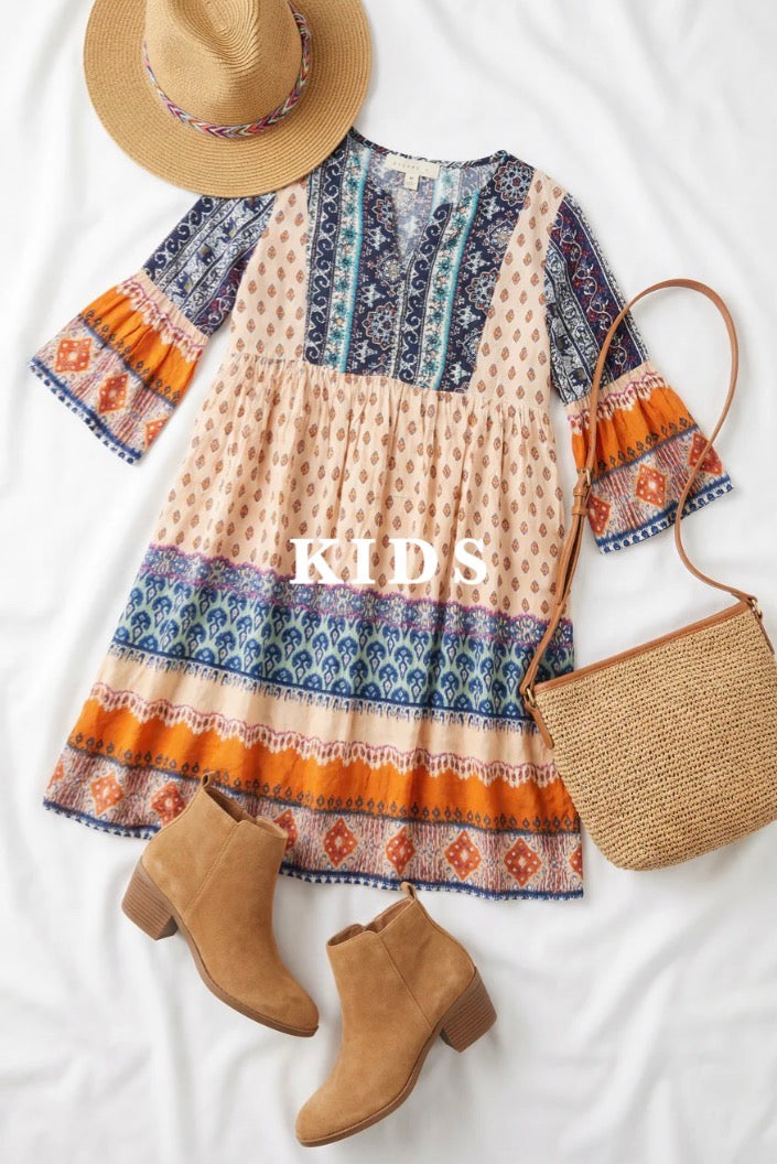 Bohemian girls dress