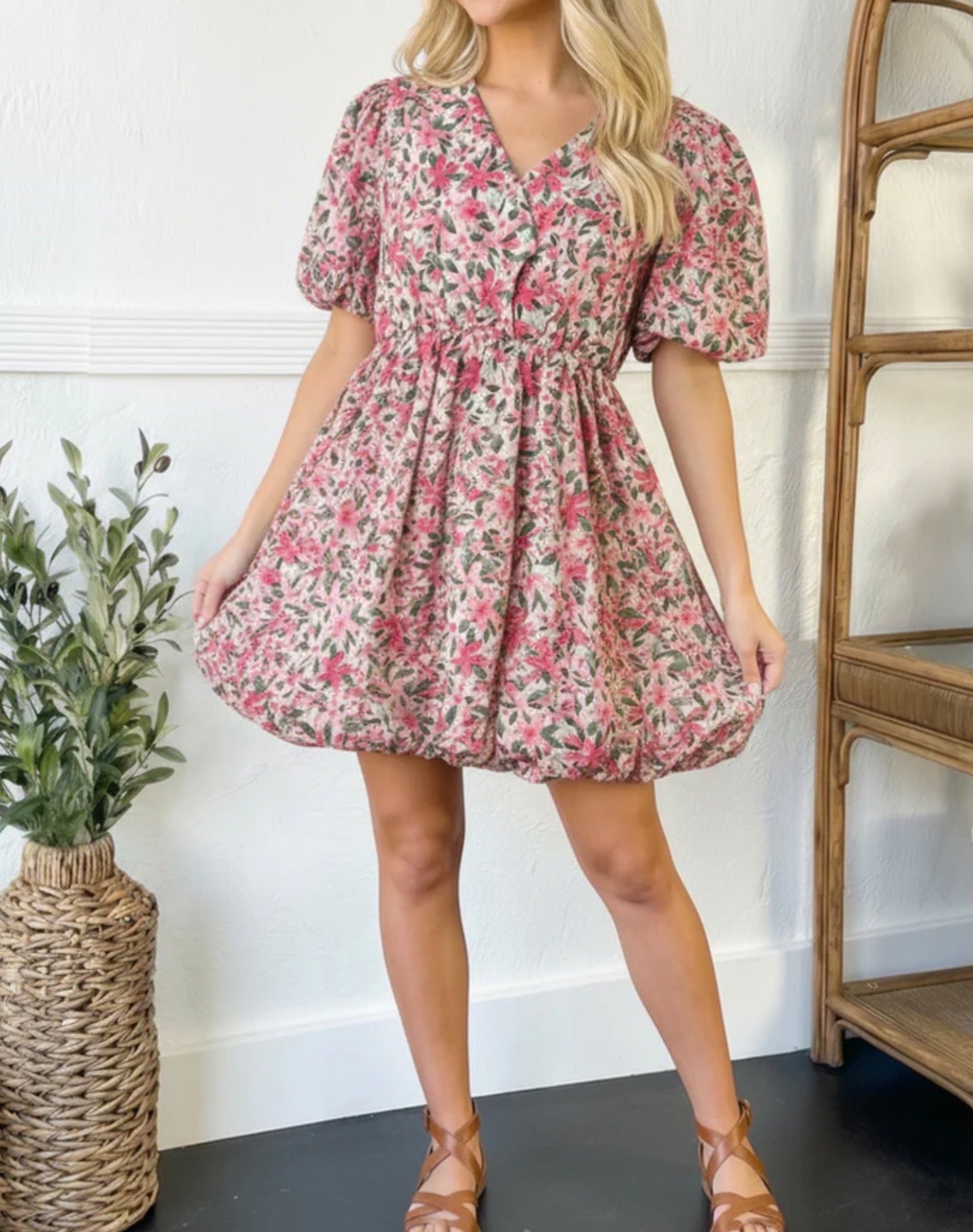 Spring petal dress