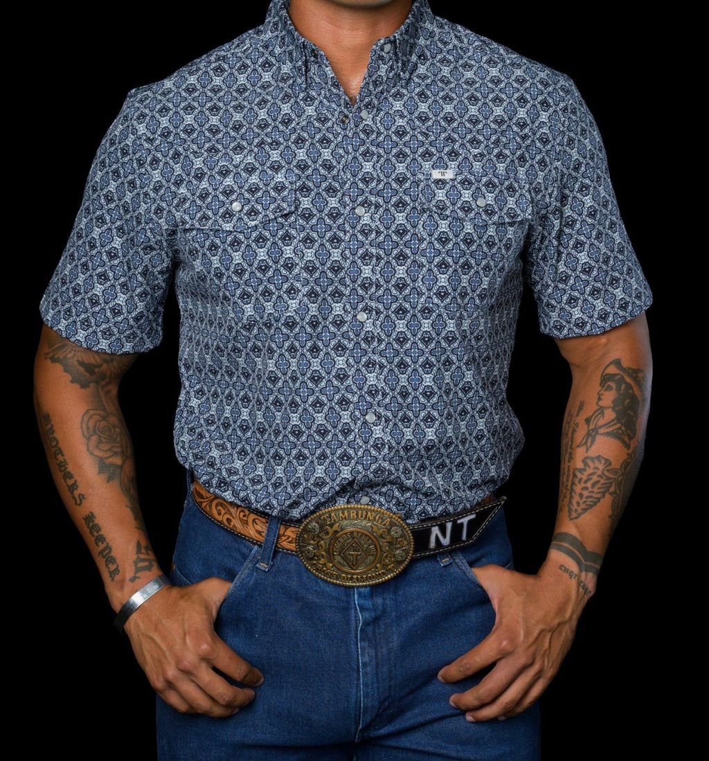 The Conner in blue