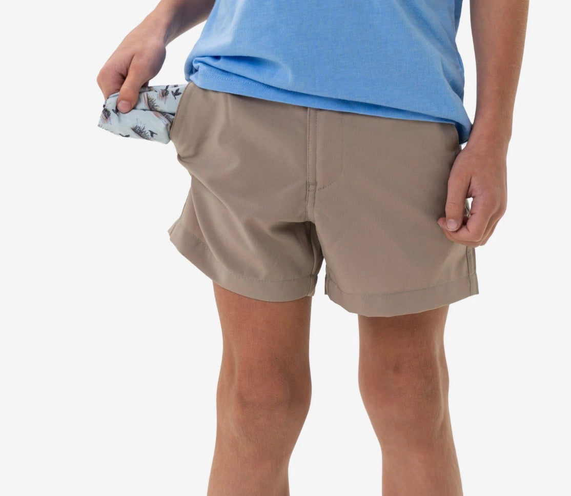 Boys khaki shorts