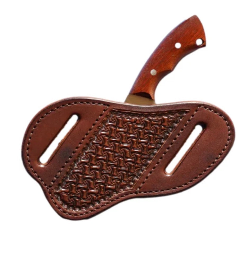 Chocolate spider knife sheath