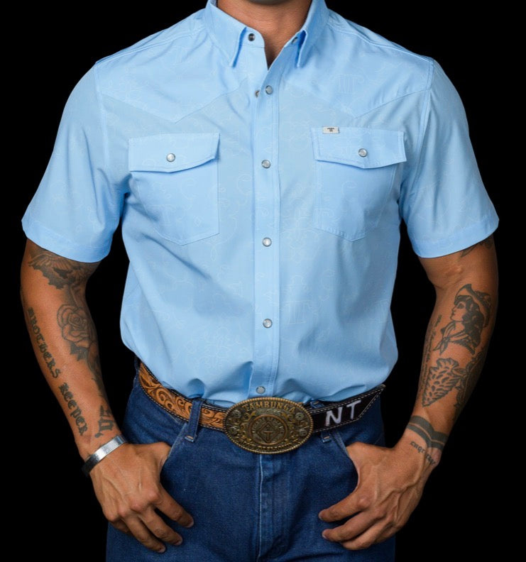 The Carson in blue