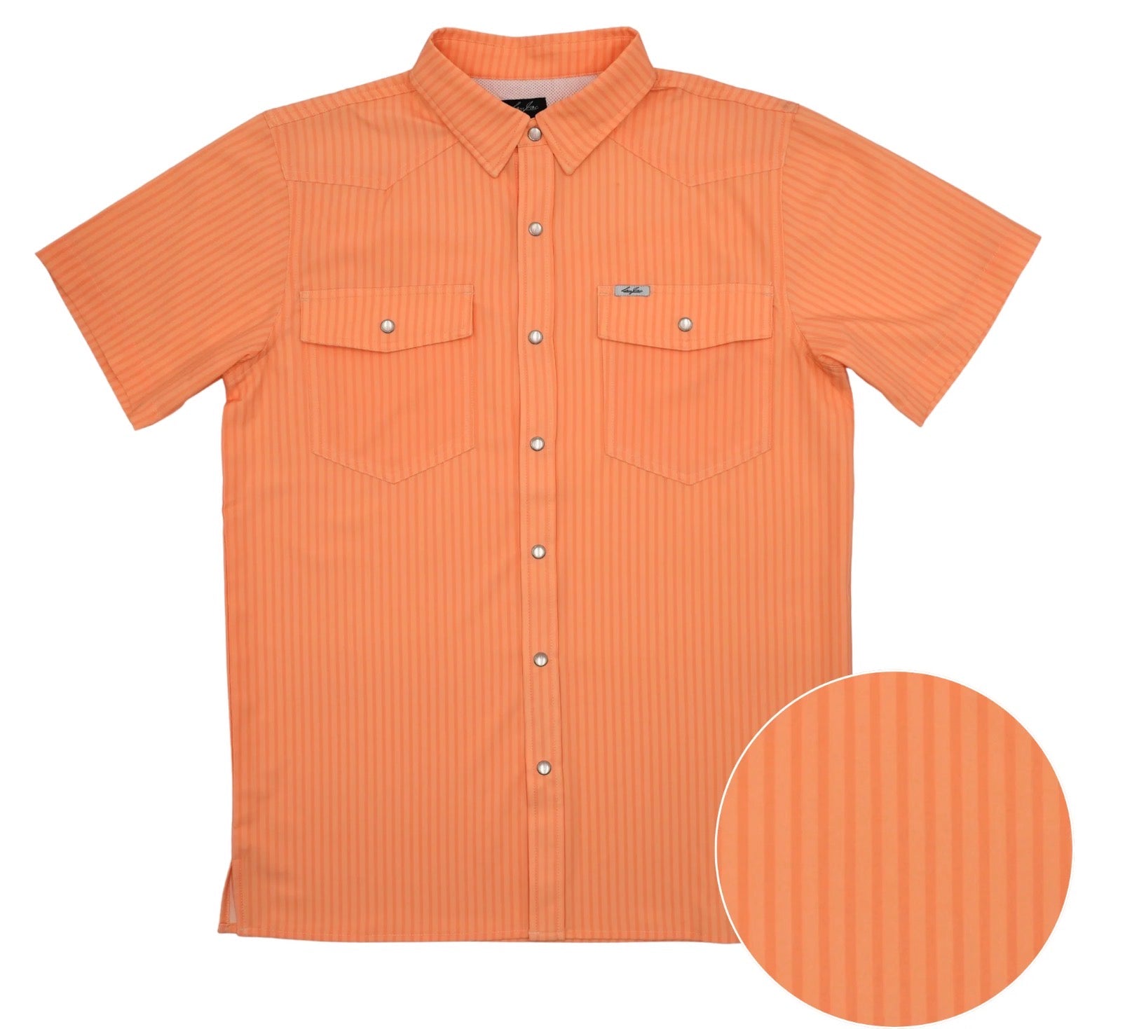 San Jac Peach Stripe Shirt