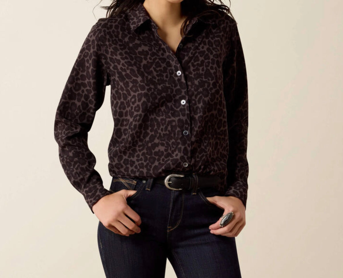 Women's Ariat Homestyle Leopard Print Shirt
