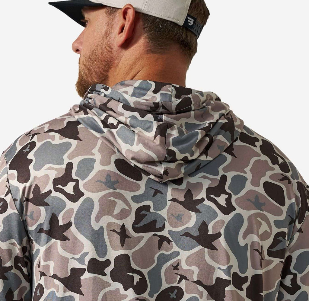 Mallard Mayhem Camo Burlebo Performance Hoodie