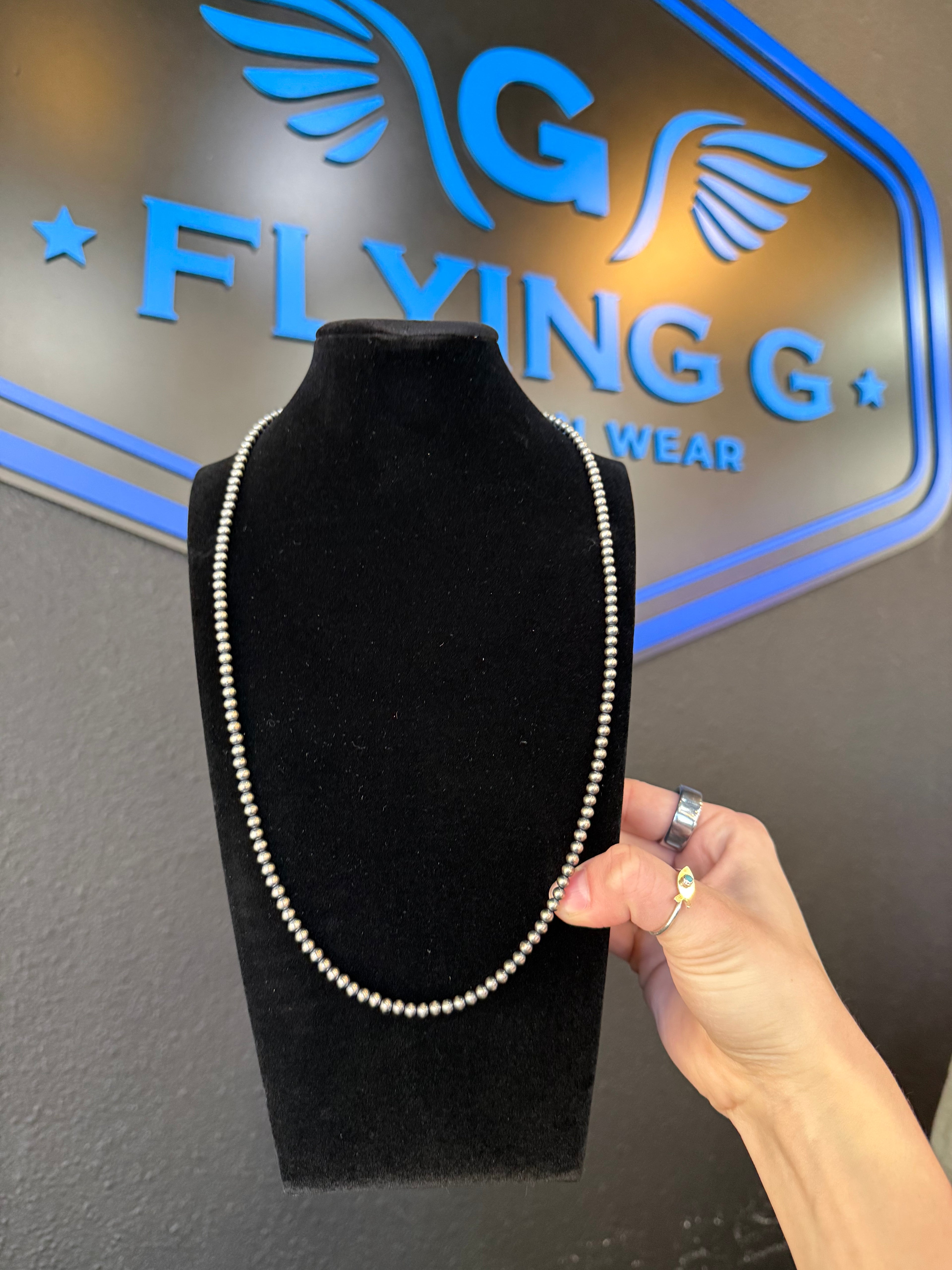 4mm 24” pearls