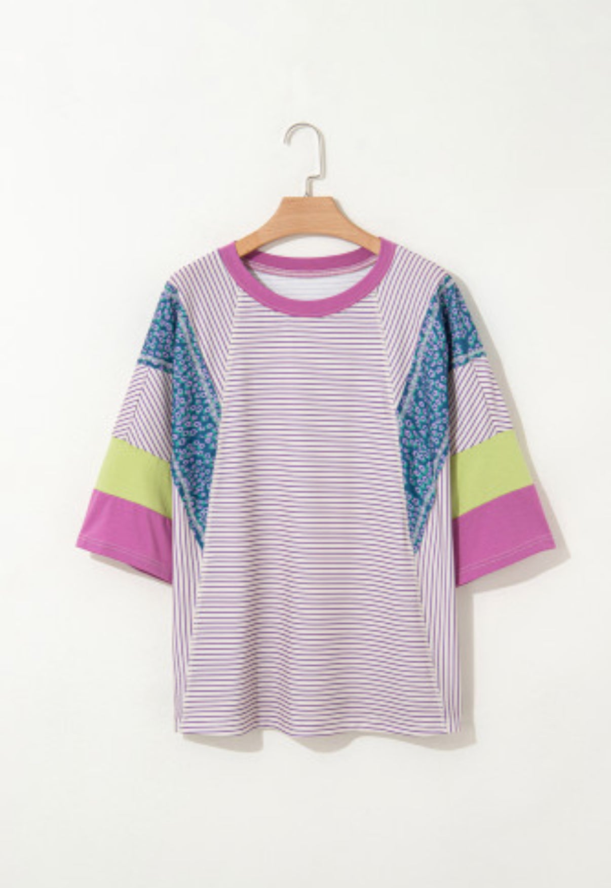 Purple stripe shirt