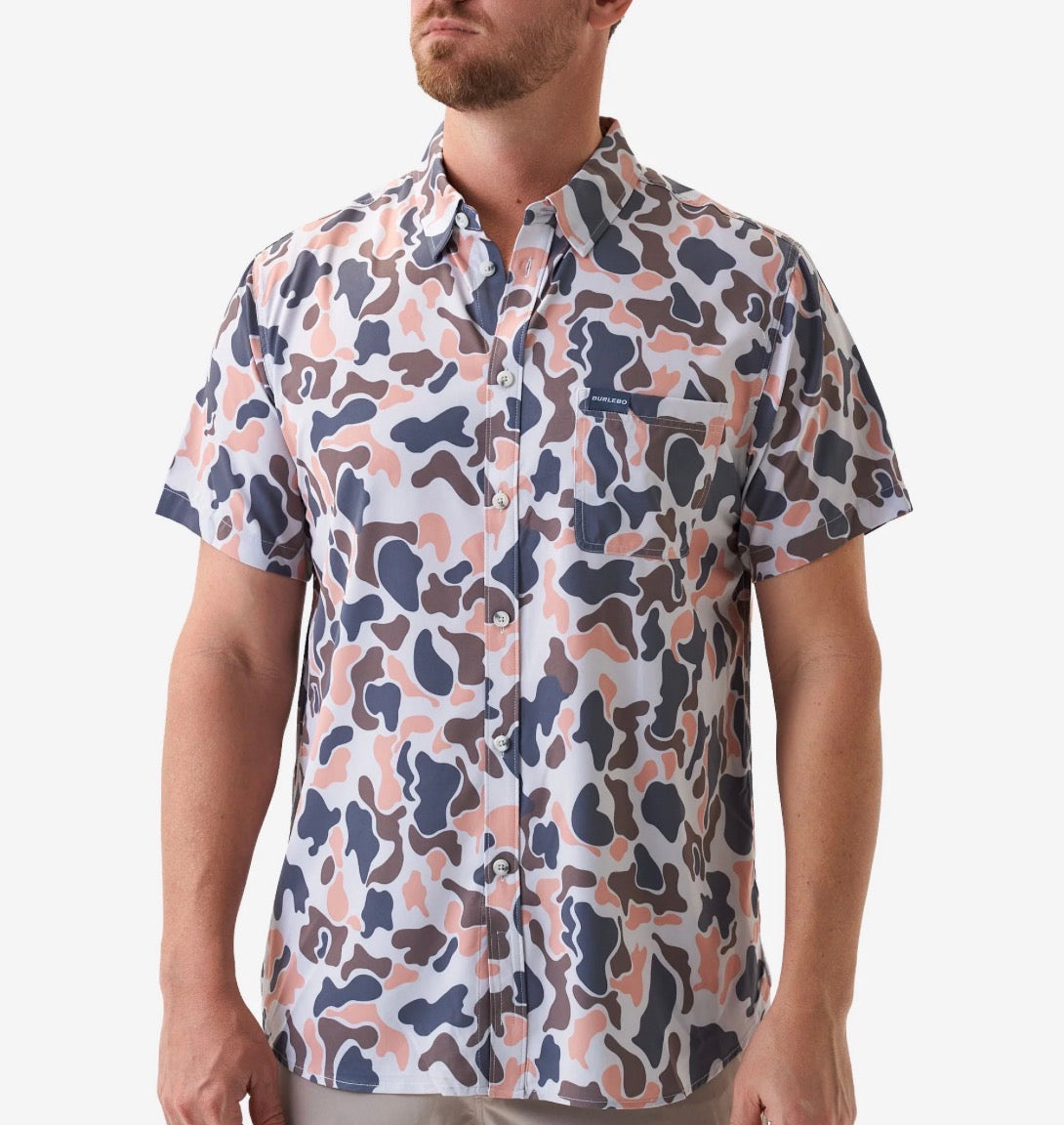 Vintage Camo Button up