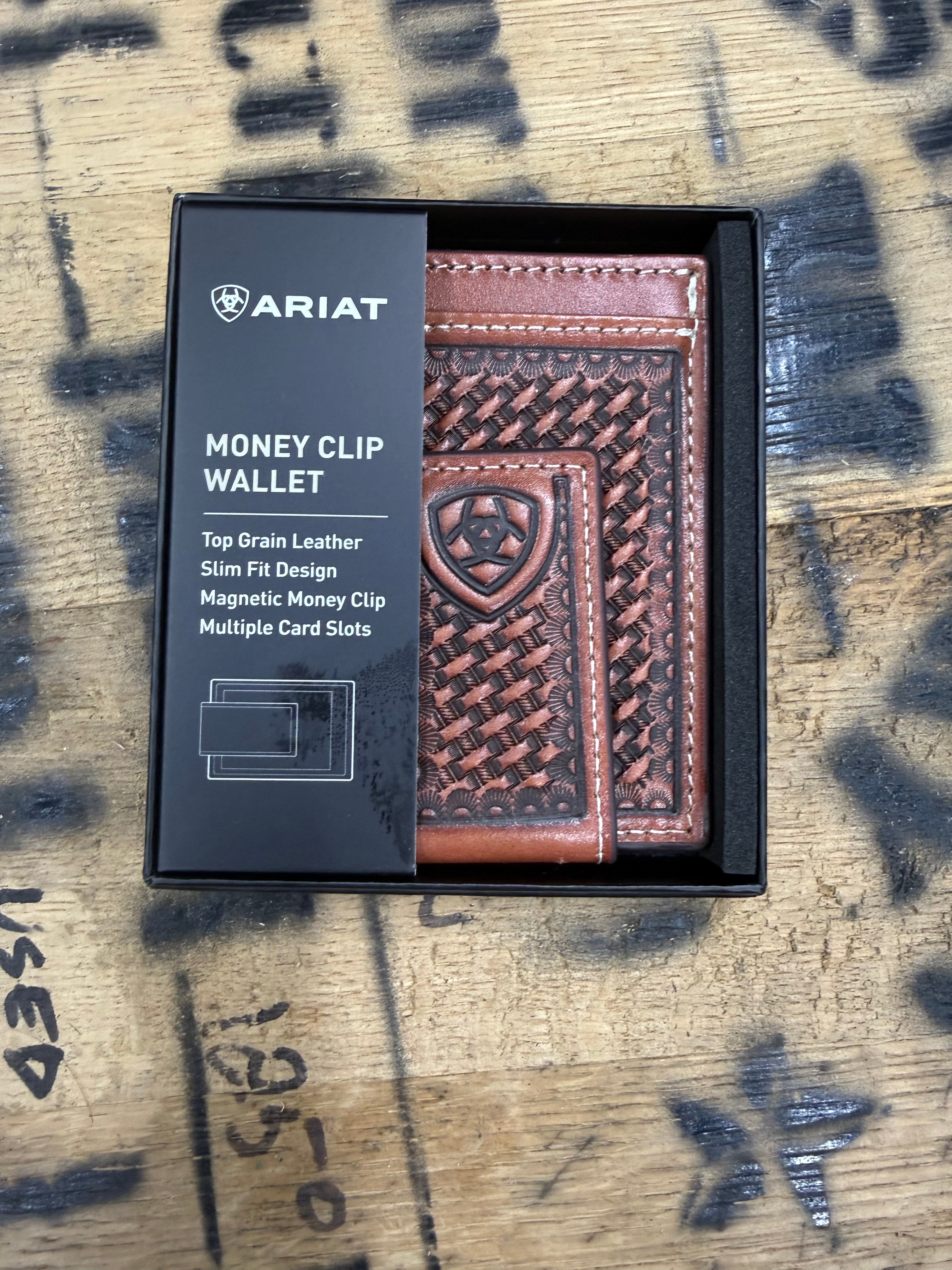 Ariat money clip wallet