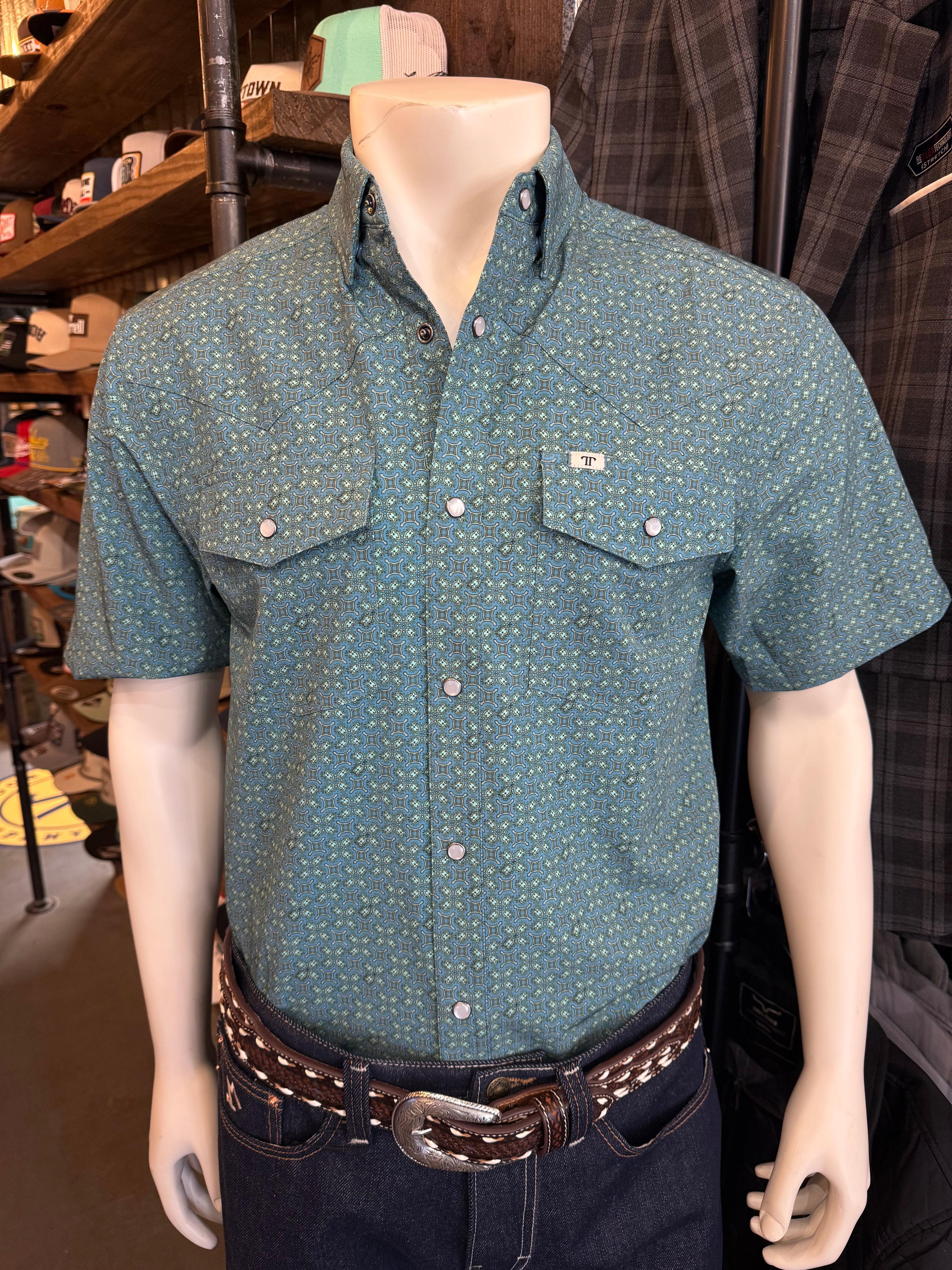 The Miles short sleeve snap