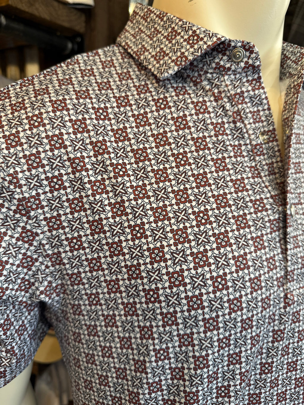 The Colton polo in red