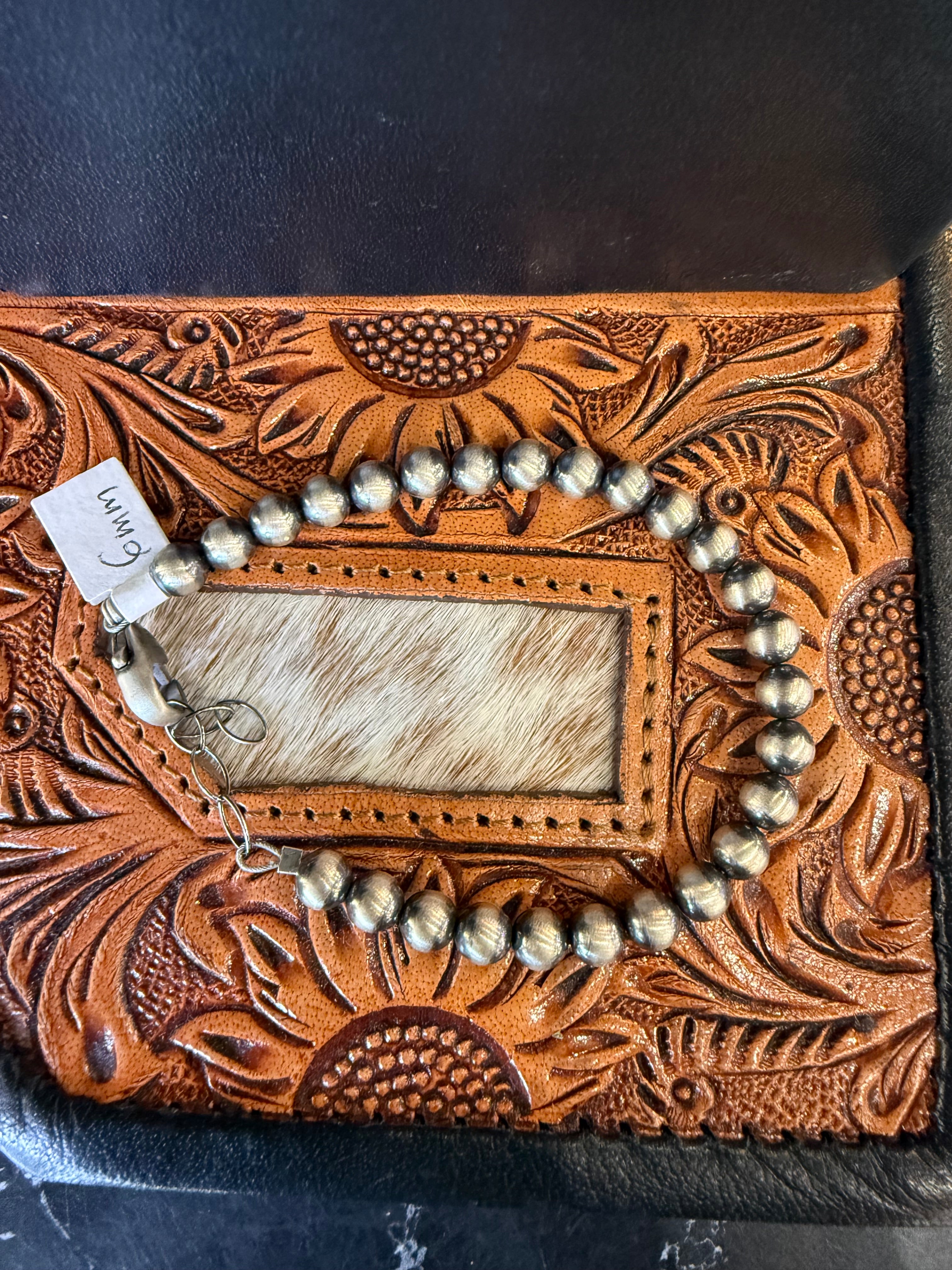 6mm Navajo pearl bracelet