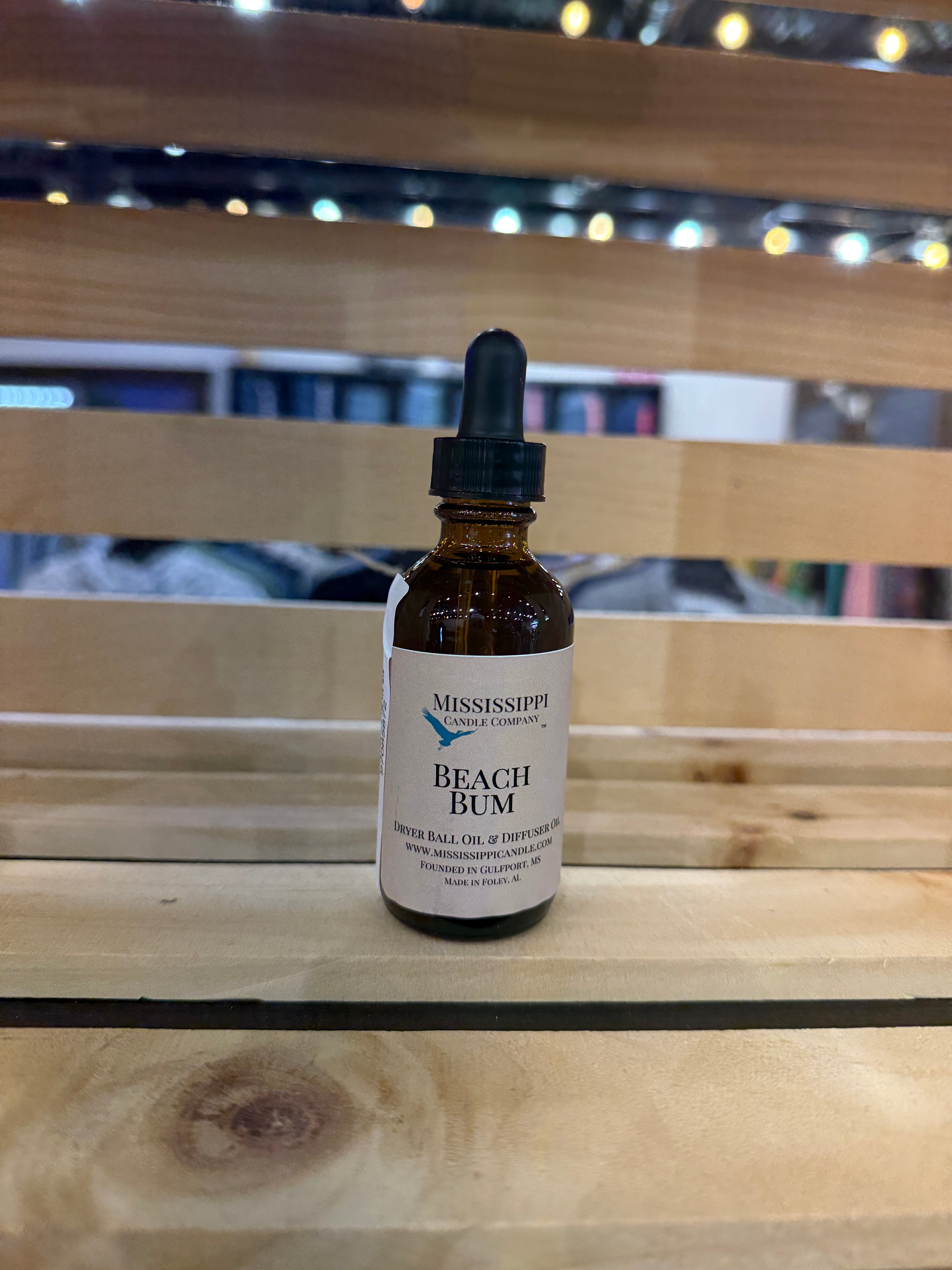 Beach bum dryer ball oil