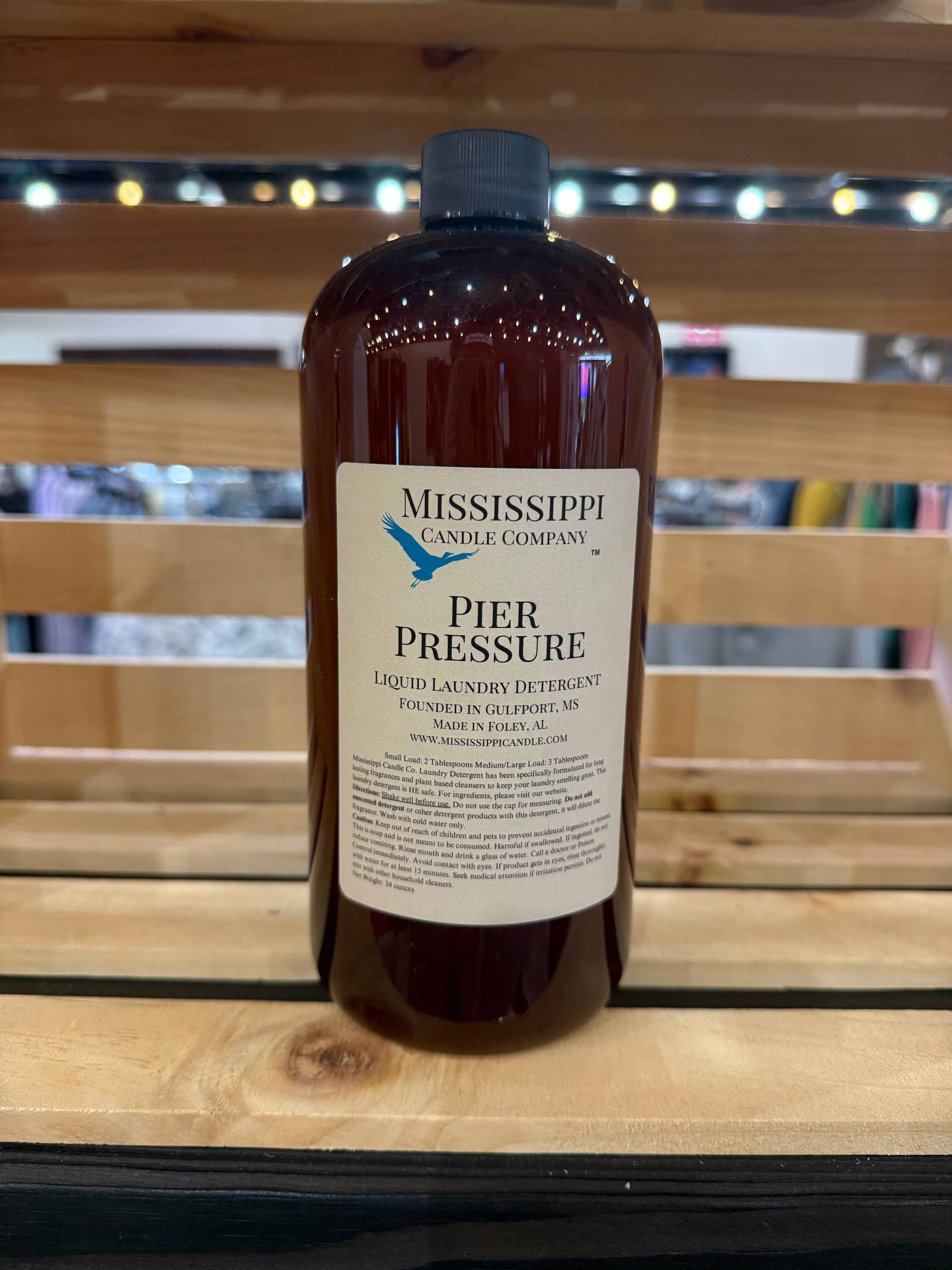 Pier Pressure liquid laundry detergent