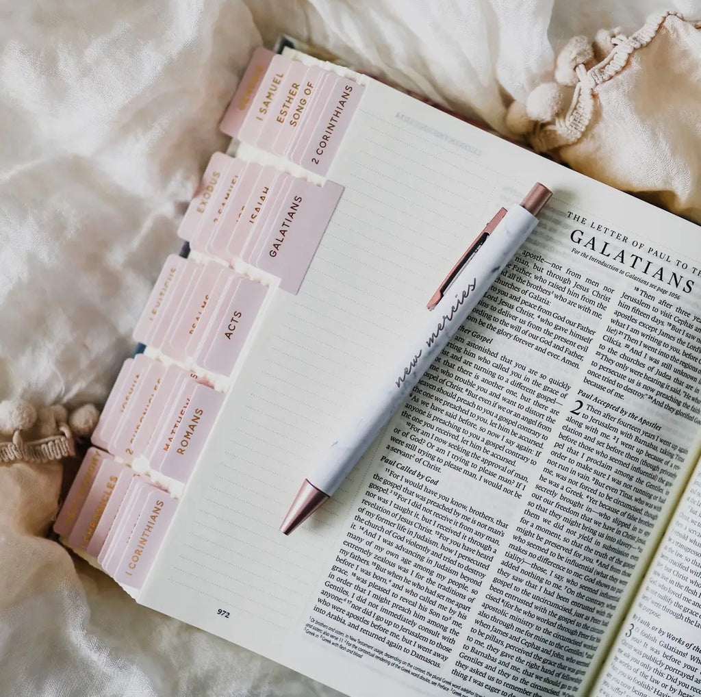 Blush Bible Tabs