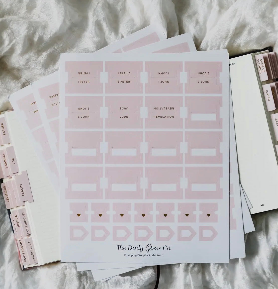 Blush Bible Tabs