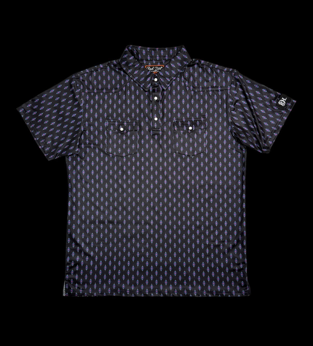 Diamond red dirt polo