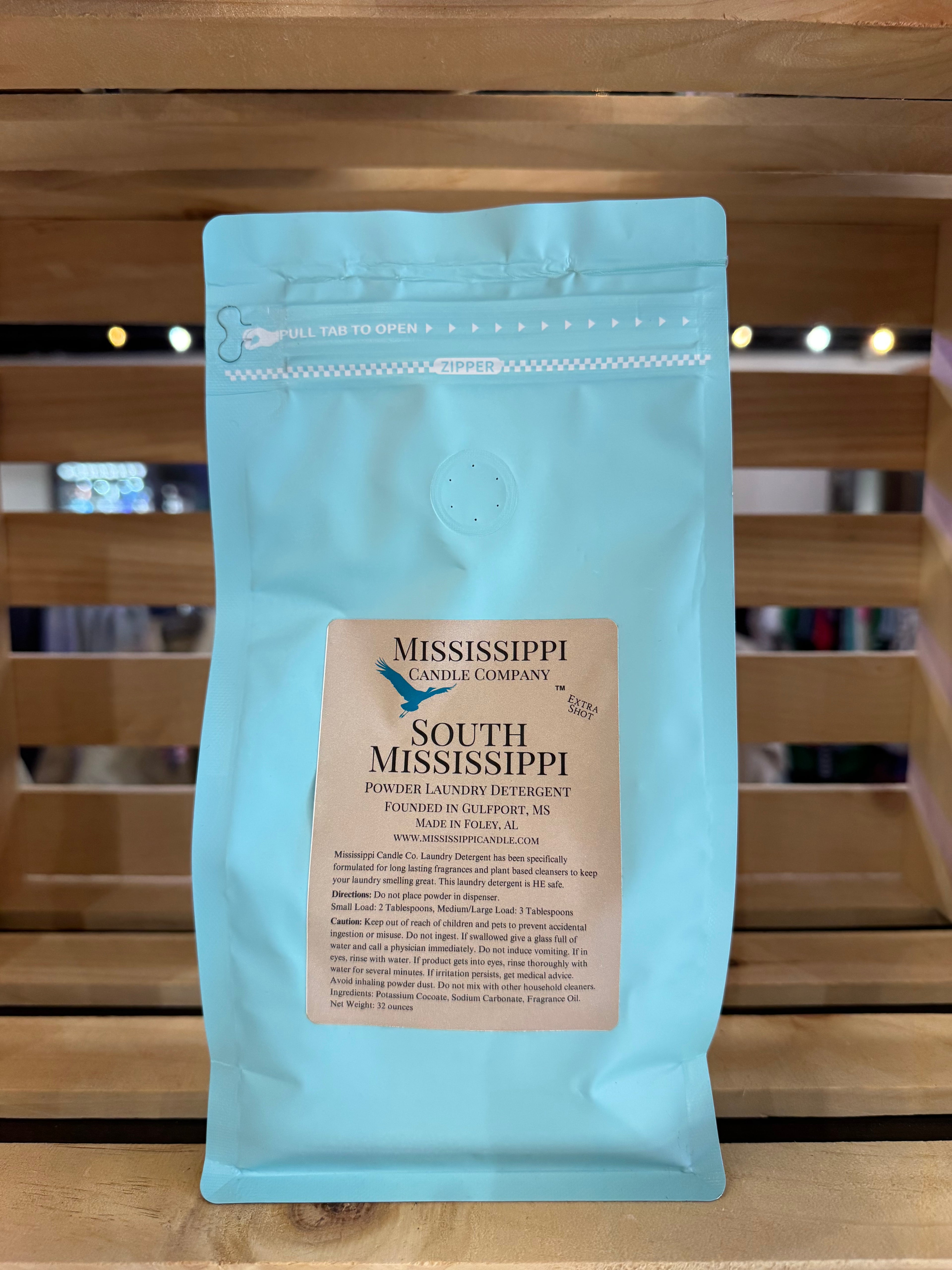 South Mississippi powder detergent