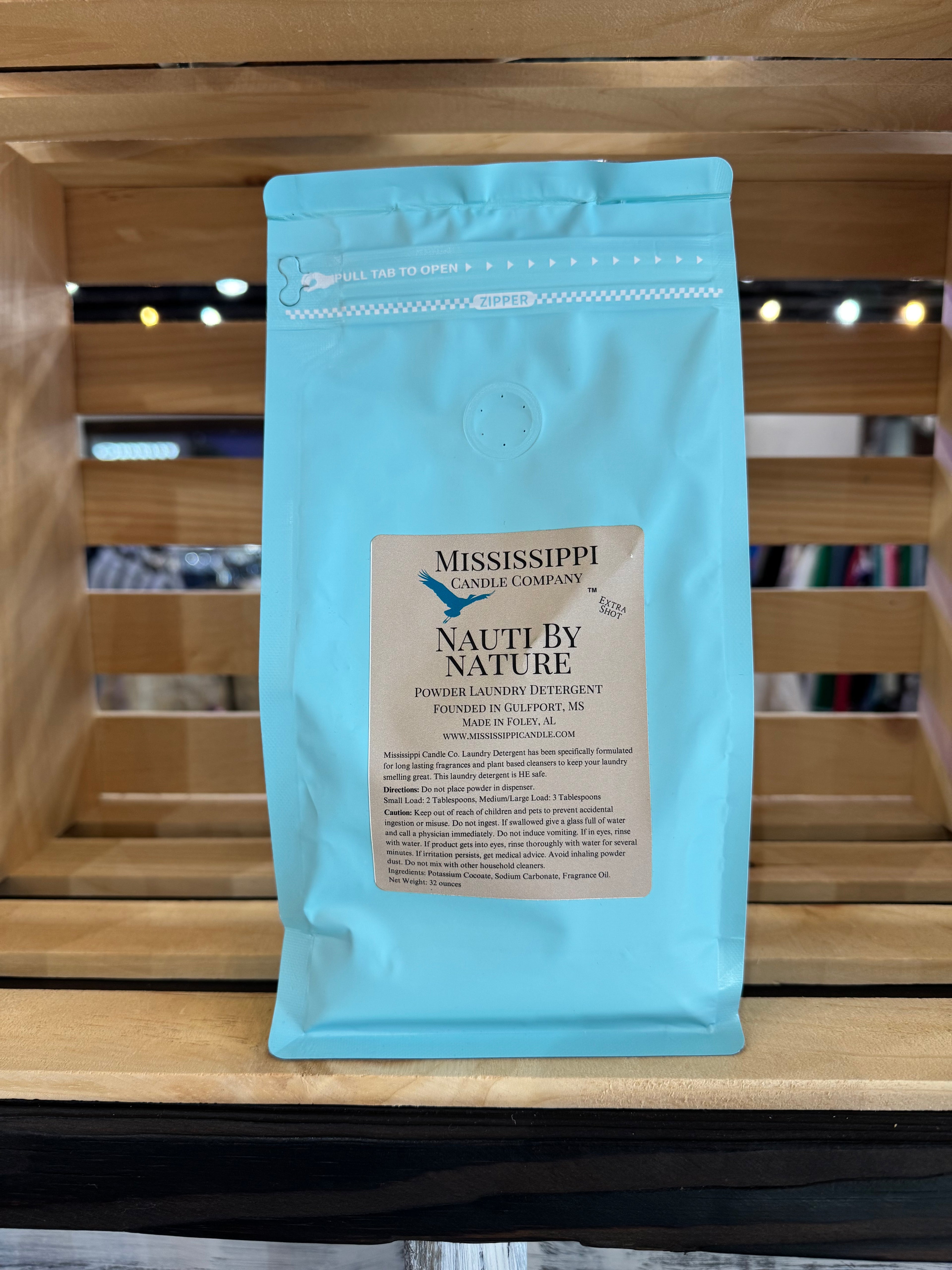 Nauti by nature powder detergent