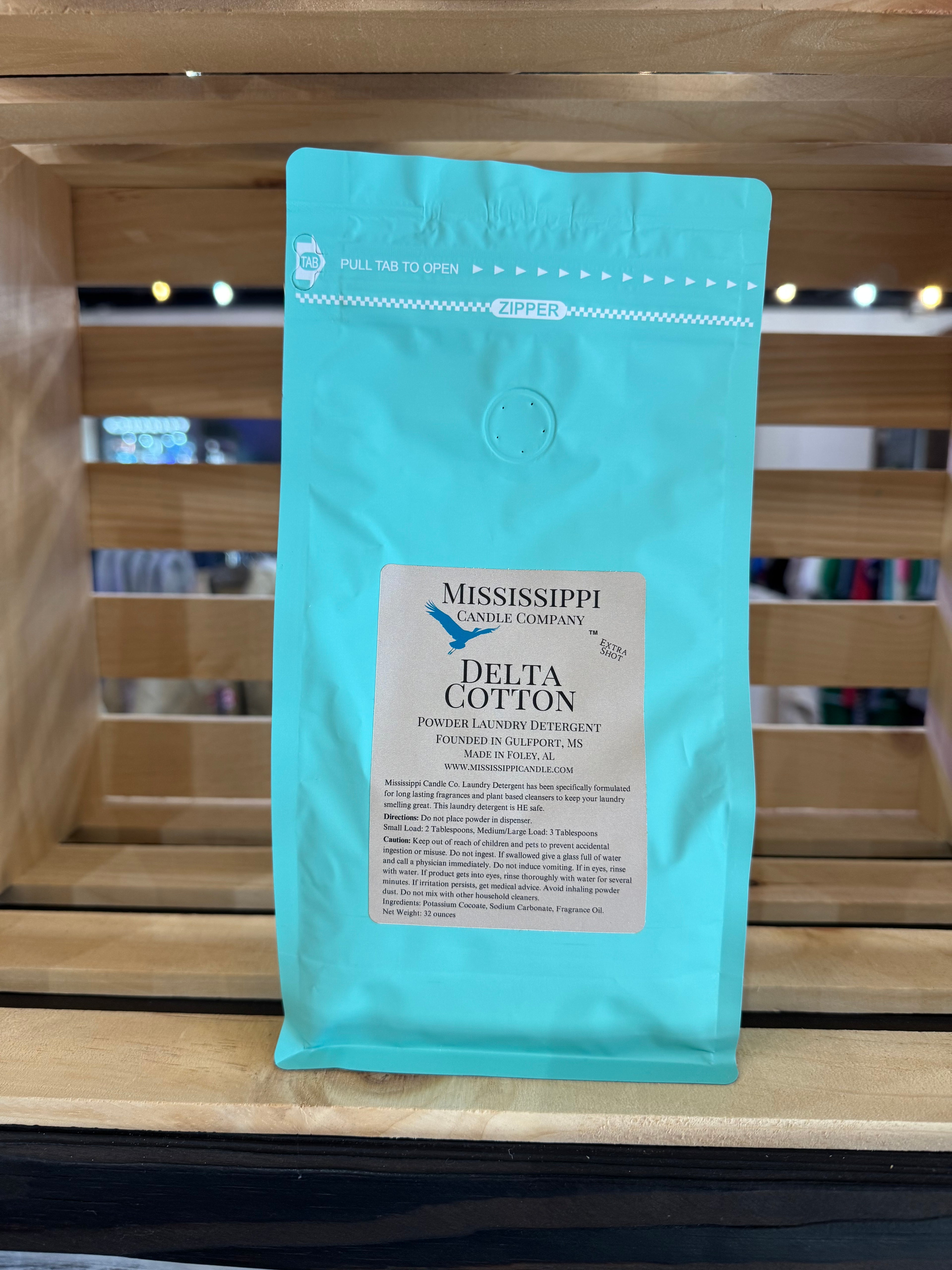 Delta Cotton powder detergent