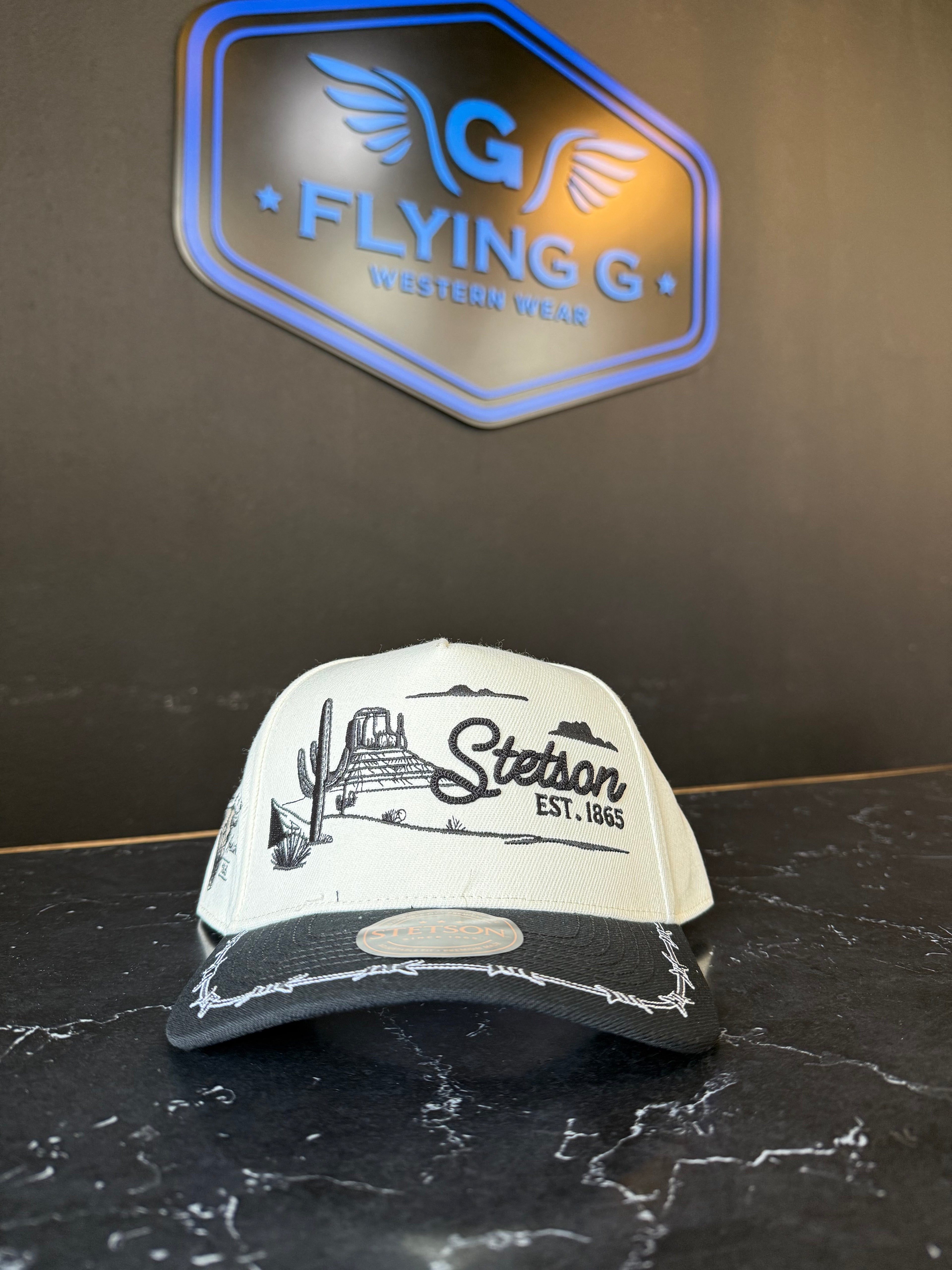 Barbed wire Stetson cap
