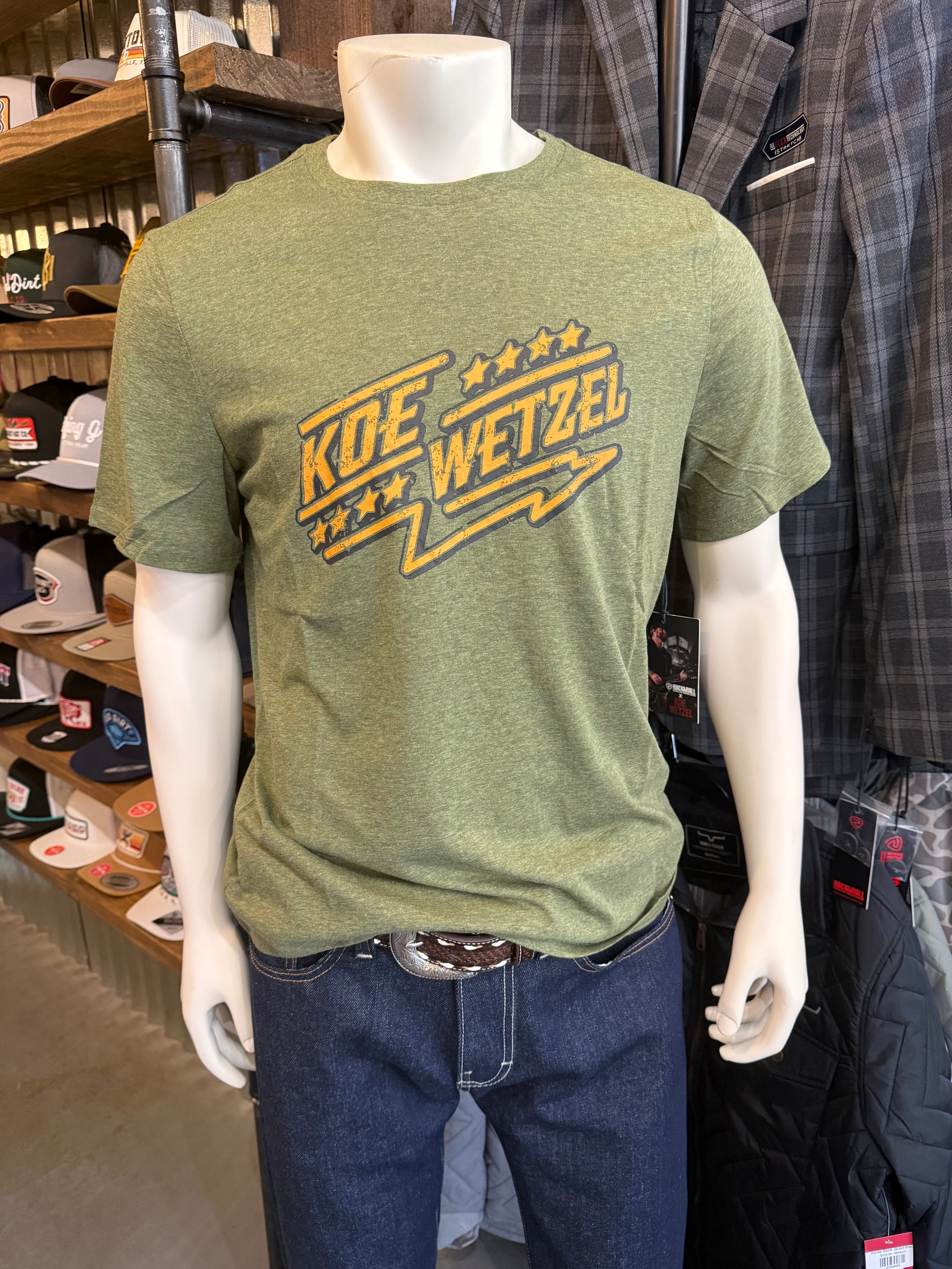 Koe Wetzel Green tee