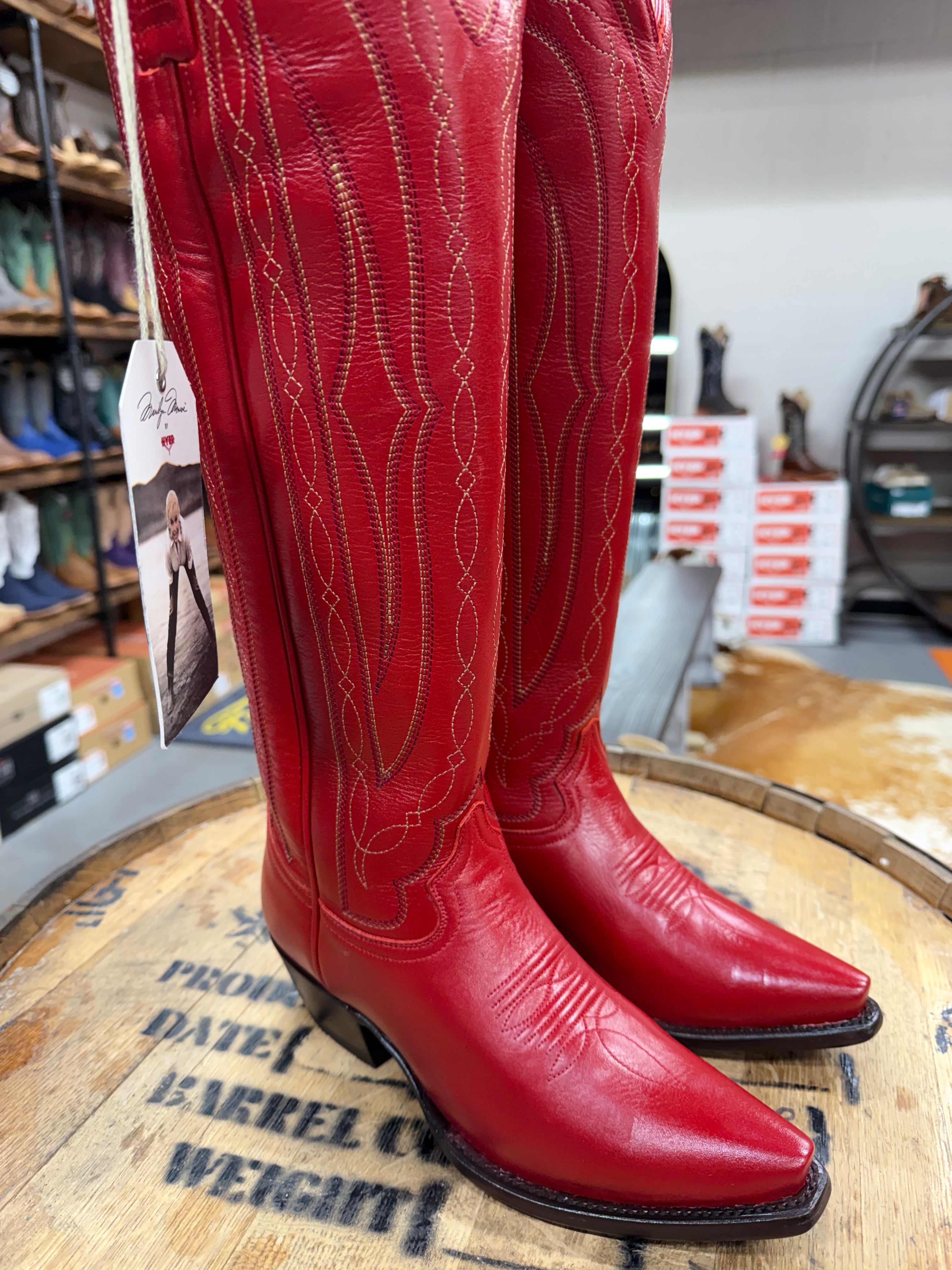 Siren Red Wildcat Boots