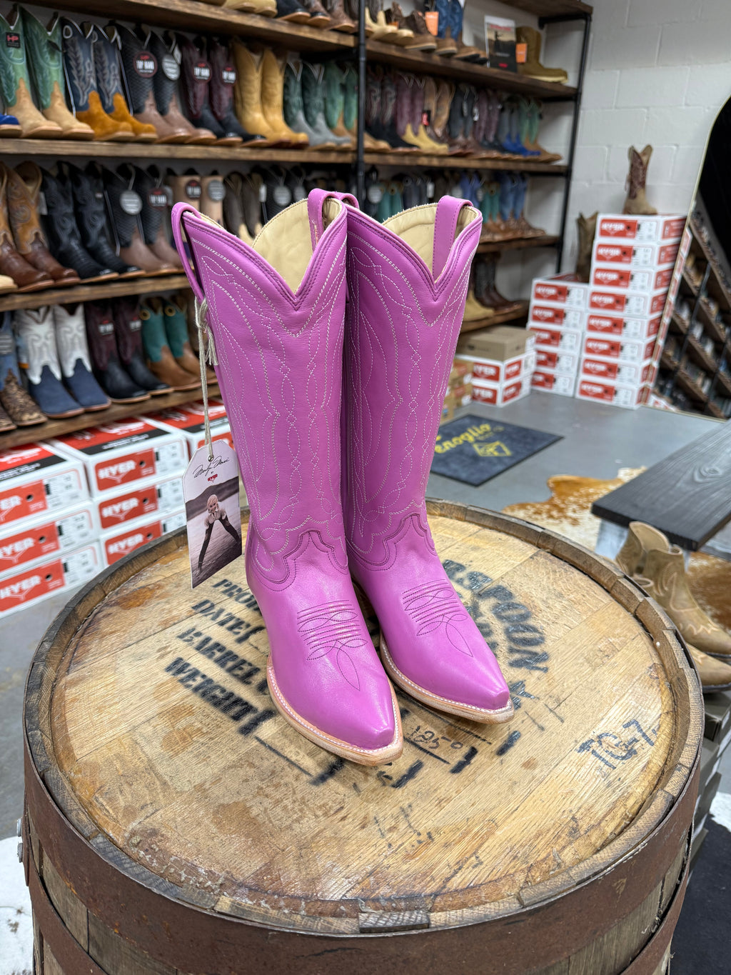 Scarlet Pink Wildcat boots