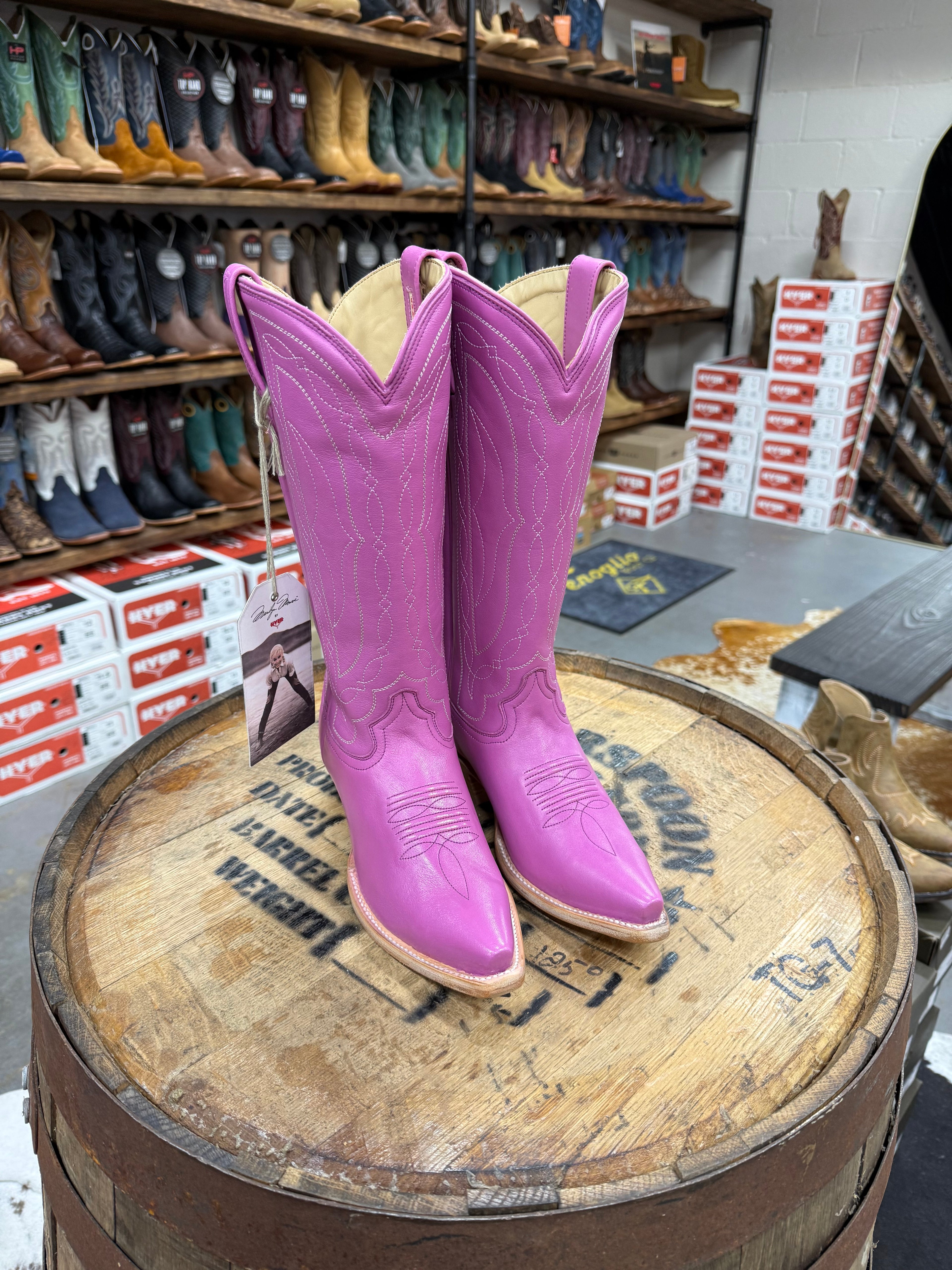 Scarlet Pink Wildcat boots