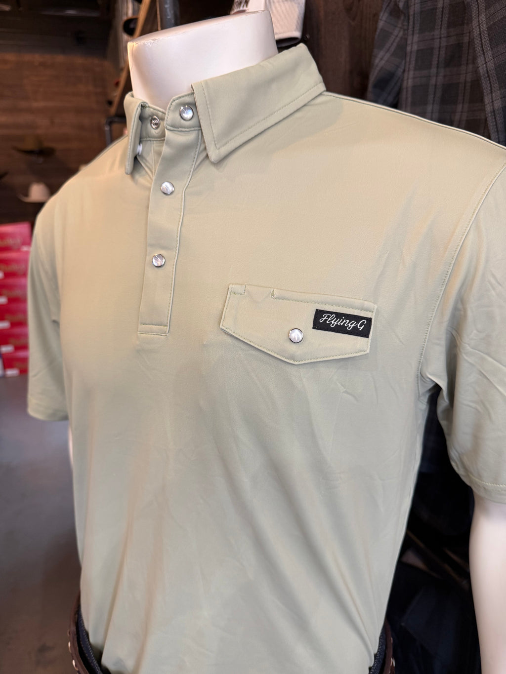 Green Flying G Polo