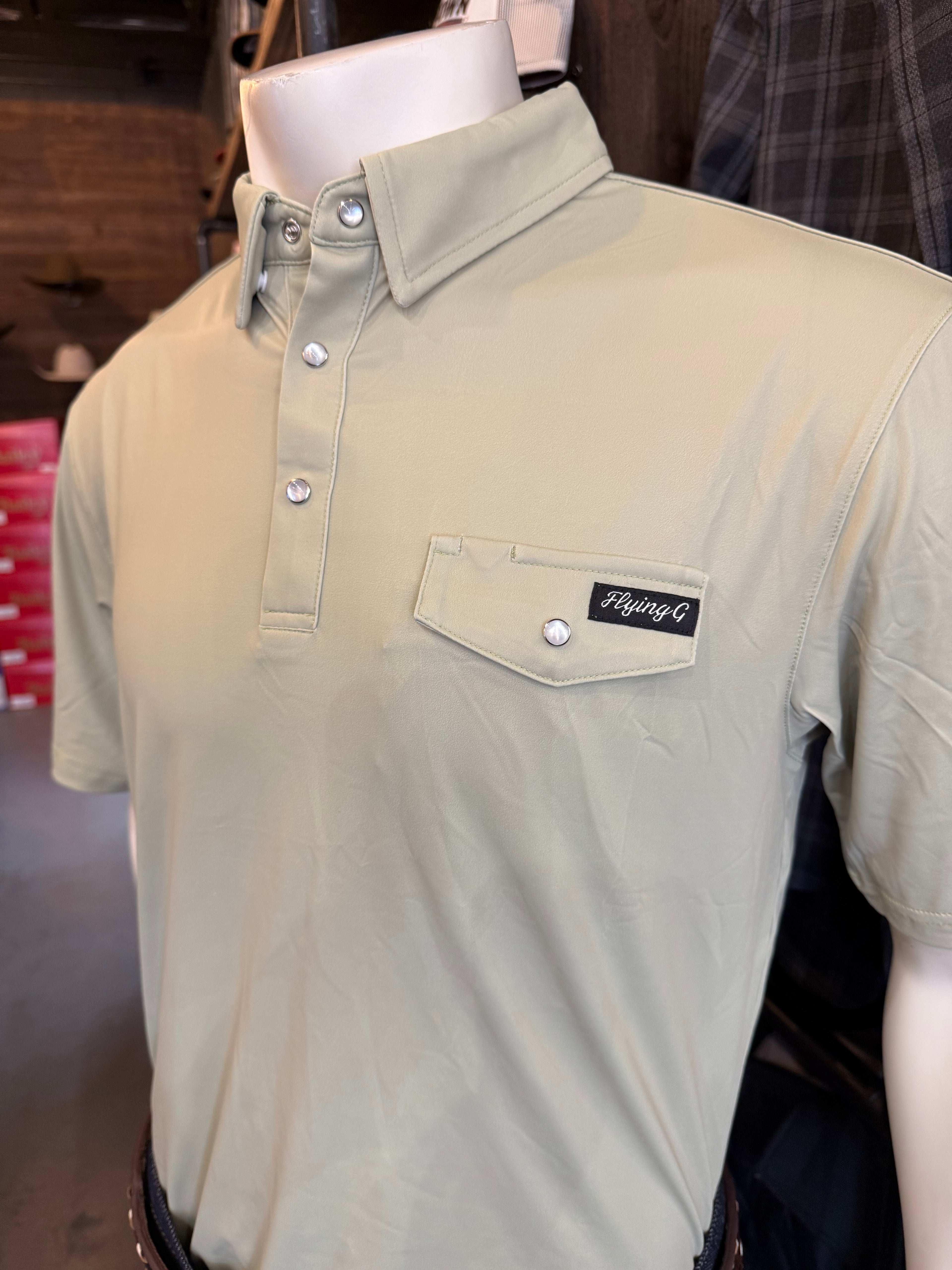 Green Flying G Polo